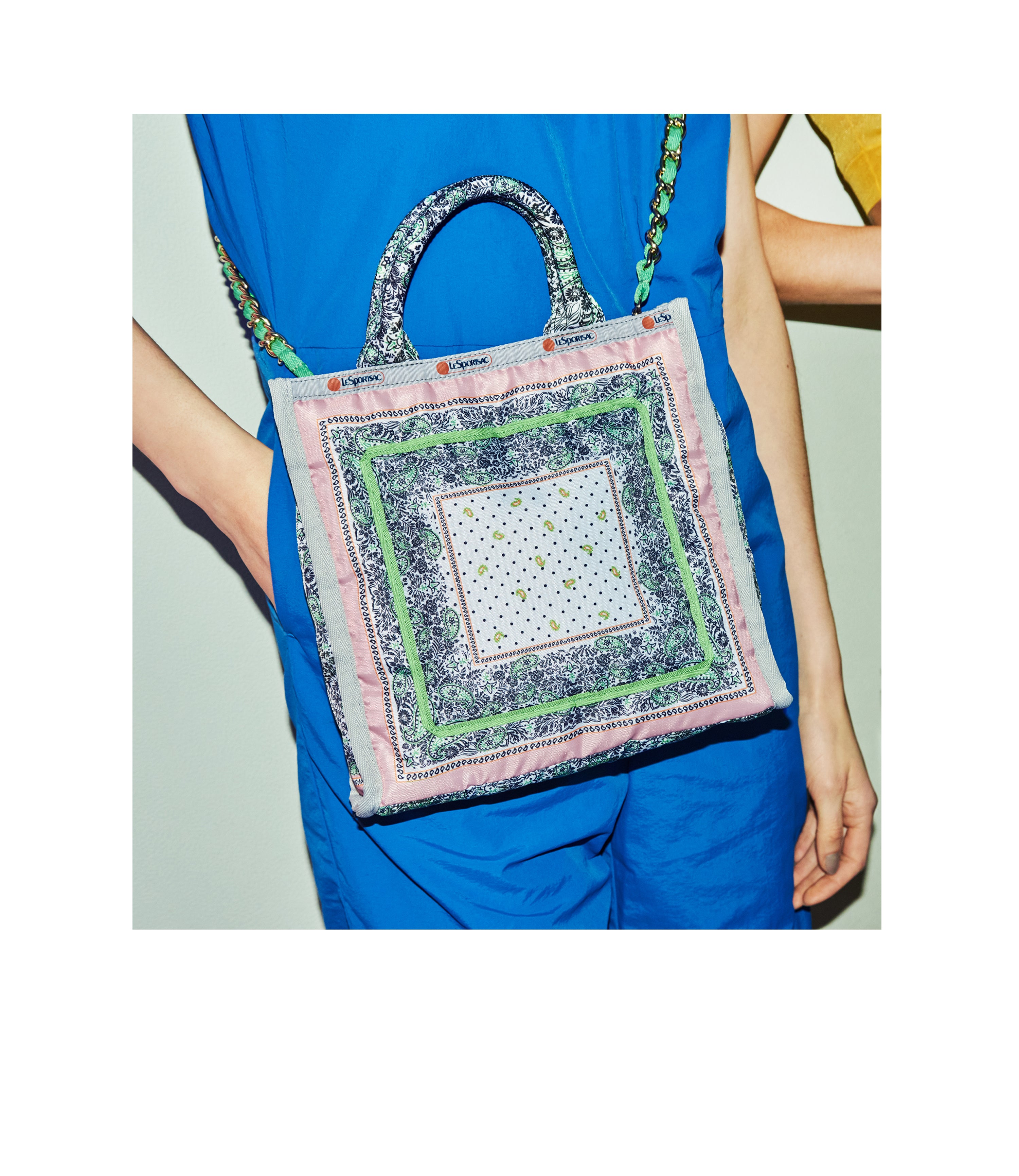 Small Chain Tote - Stellar Garden Bandana – LeSportsac