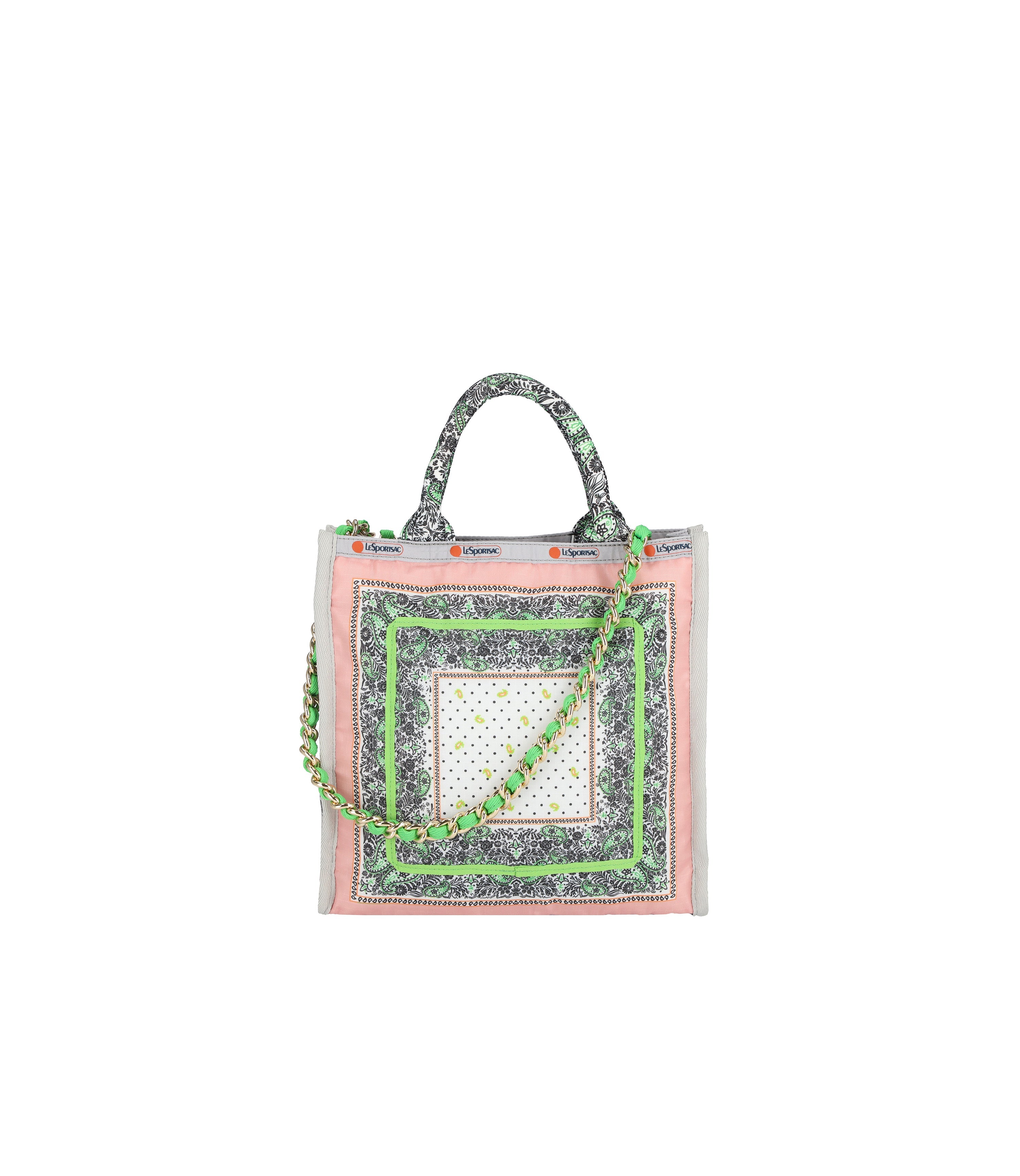 LeSportsac SM CHAIN TOTEステラガーデンバンダナ ☆LeSportsac☆ SM CHAIN TOTEステラガーデンバンダナ