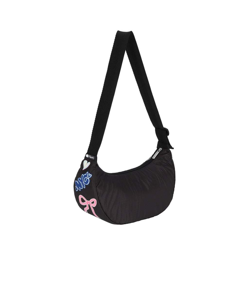 Patch Small Adjustable Hobo - 29997374570544