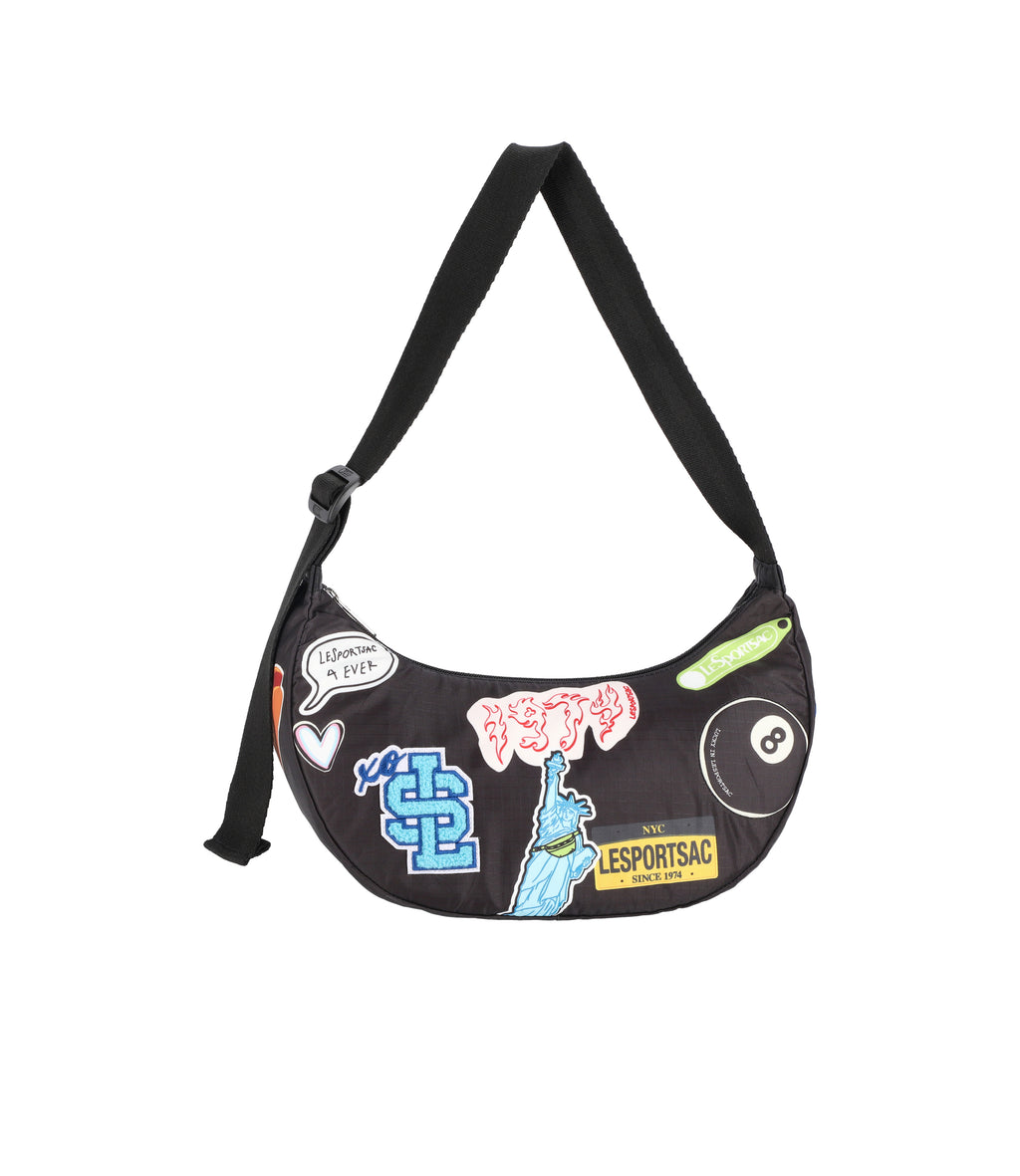 Patch Small Adjustable Hobo - 29997377912880