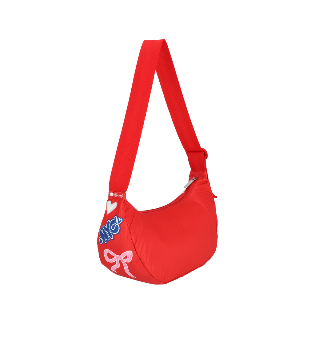Patch Small Adjustable Hobo - 29997380960304