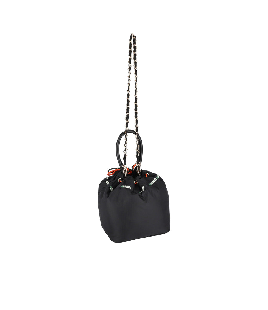Double Drawstring Chain Bag - 28748752715824