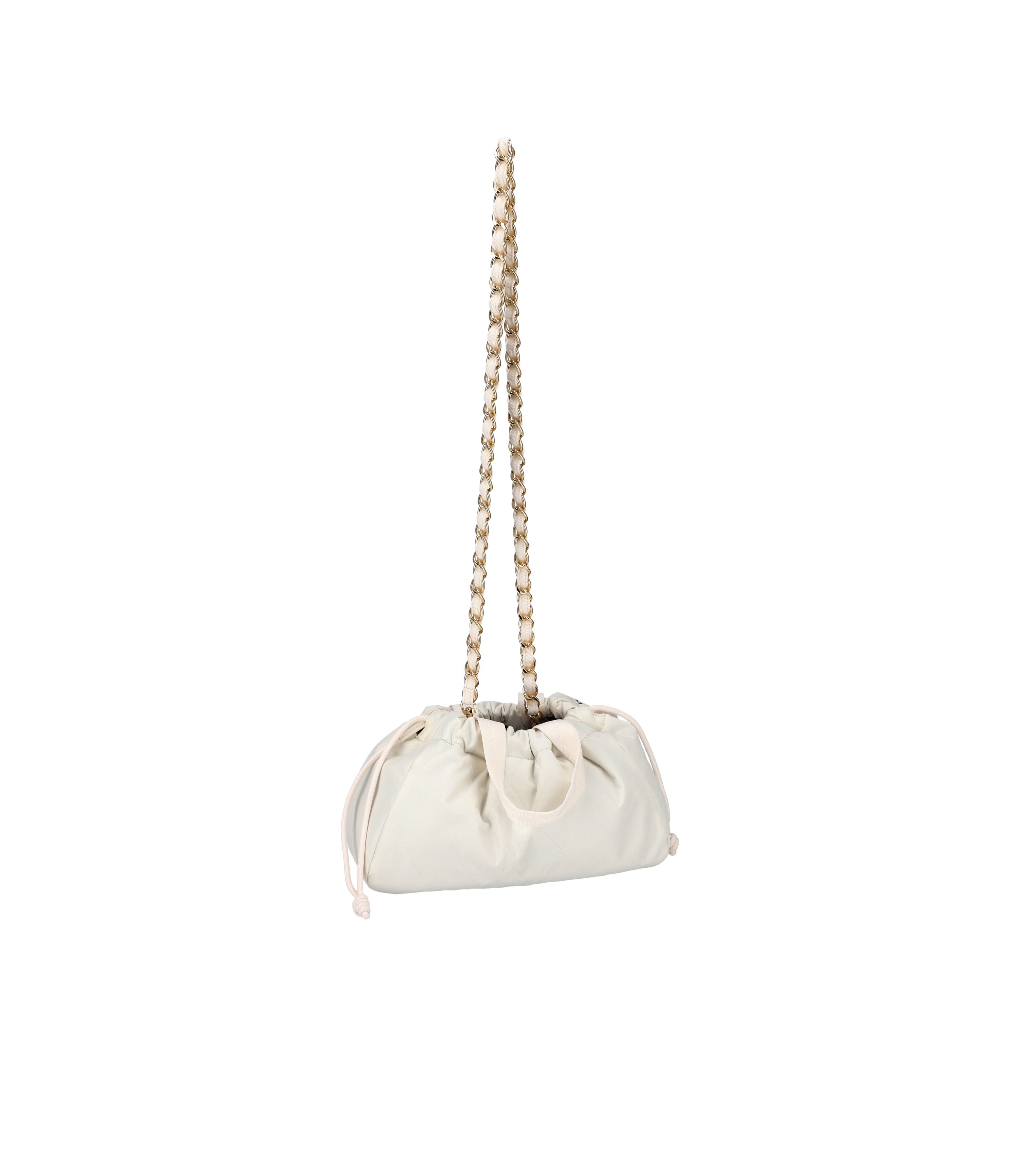 Chain East/West Drawstring Bag - Luna Quilt Chain – LeSportsac