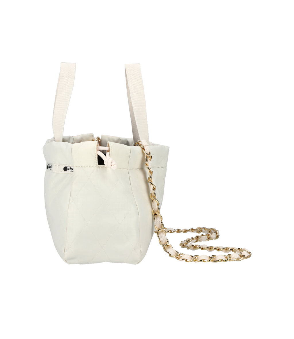 Chain East/West Drawstring Bag - 29997368803376