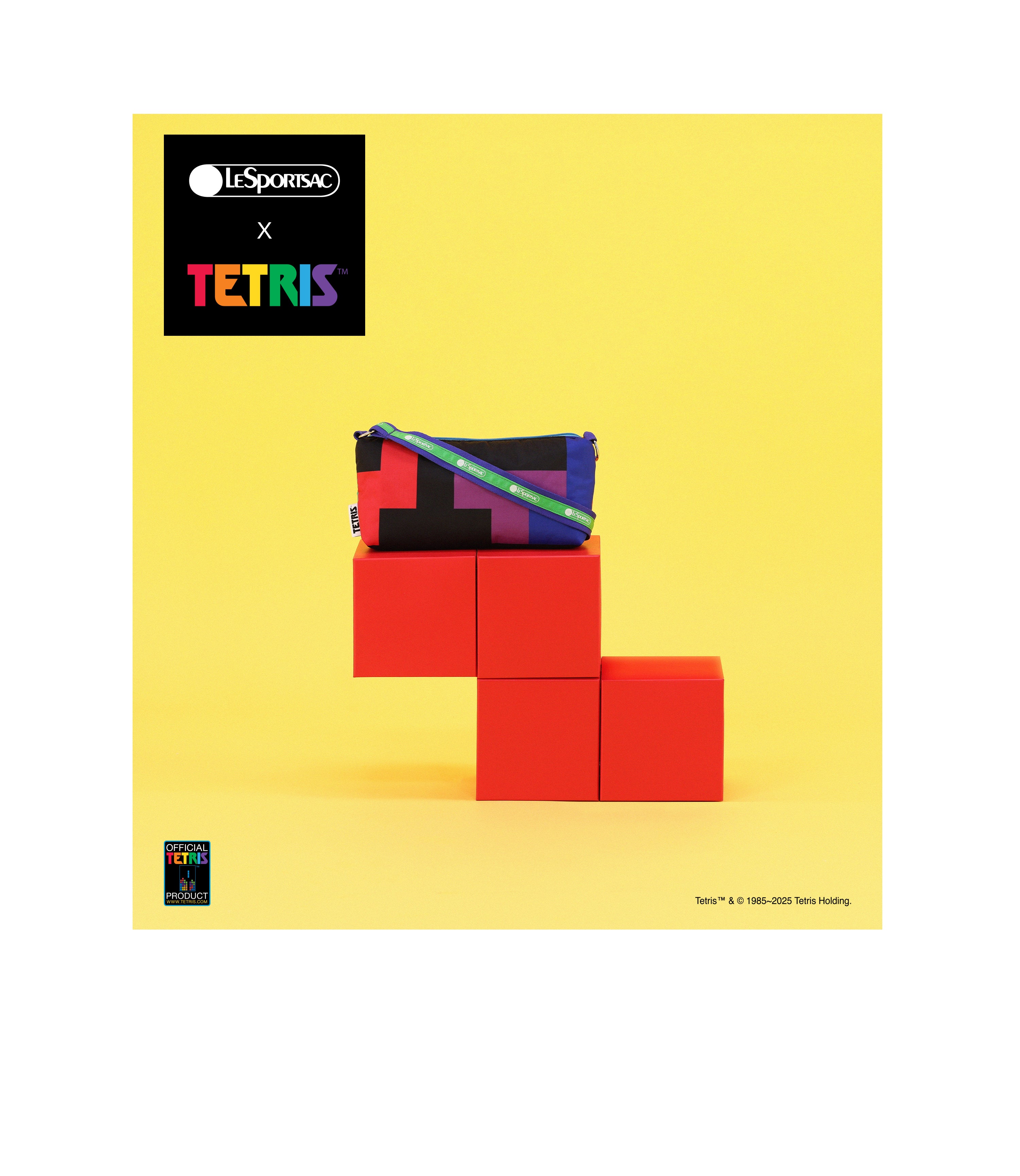 Small Zip Baguette - Tetris™ Small Shoulder Bag – LeSportsac