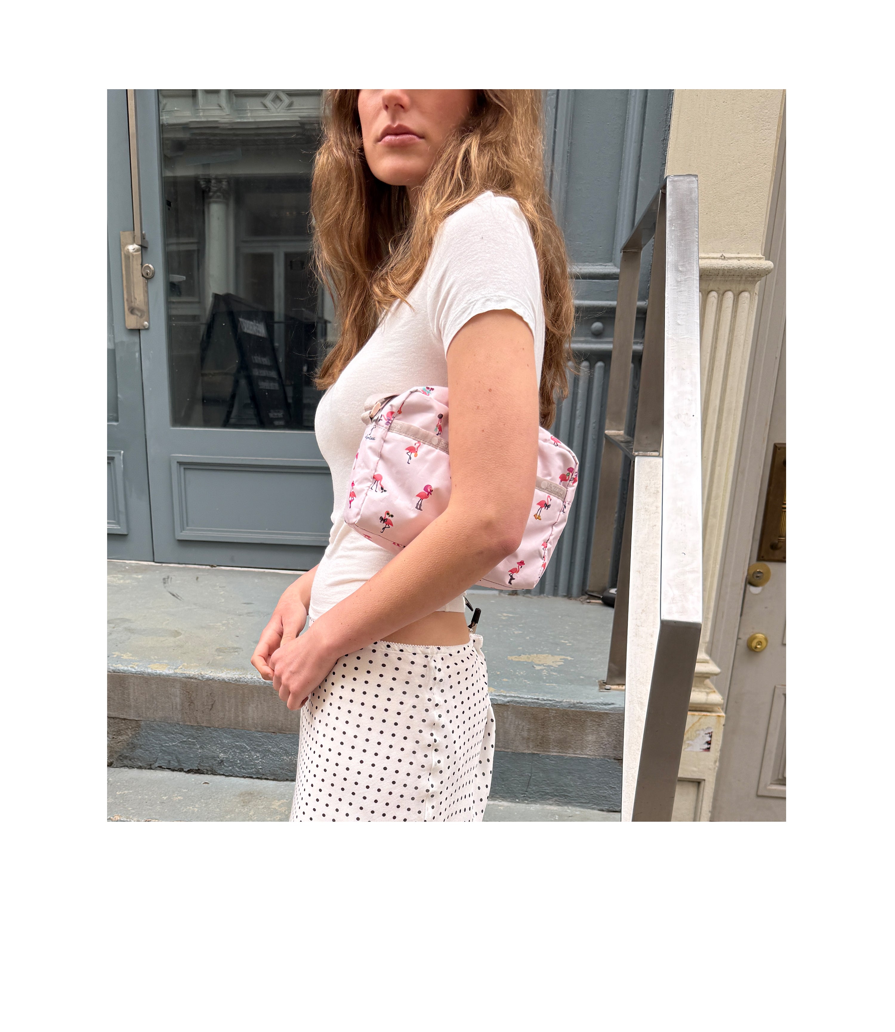 Daniella Crossbody - Flamingo Party print – LeSportsac