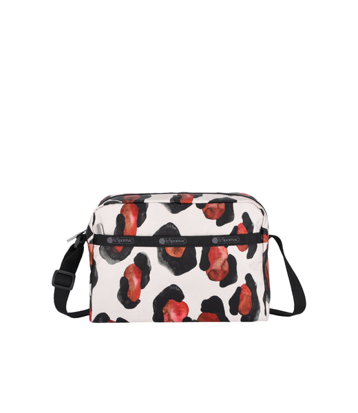 ZXCLUB Leopard Print Evening Bag Clutch Handbag for Women