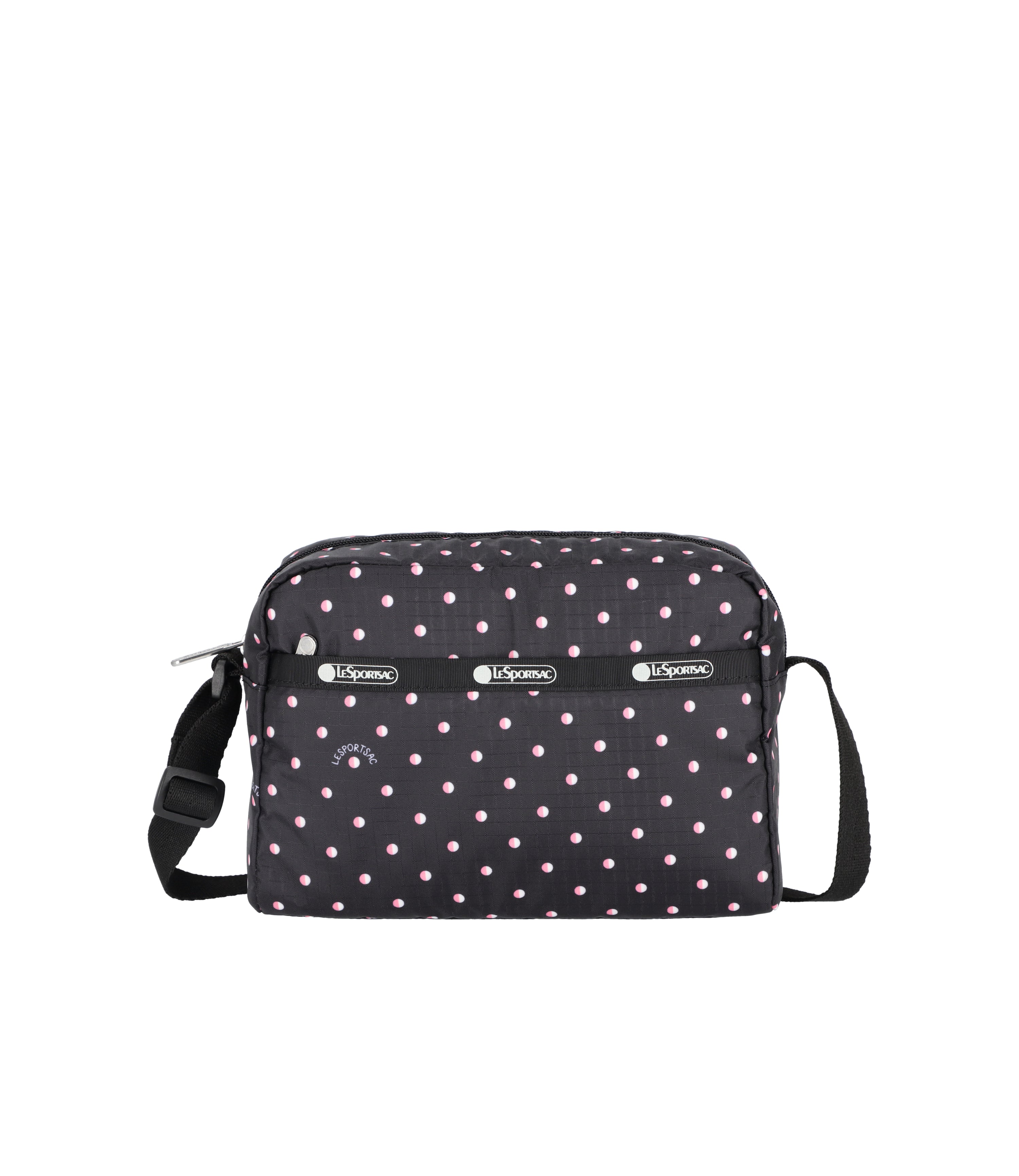 Daniella Crossbody - Pink Geo Dot print – LeSportsac
