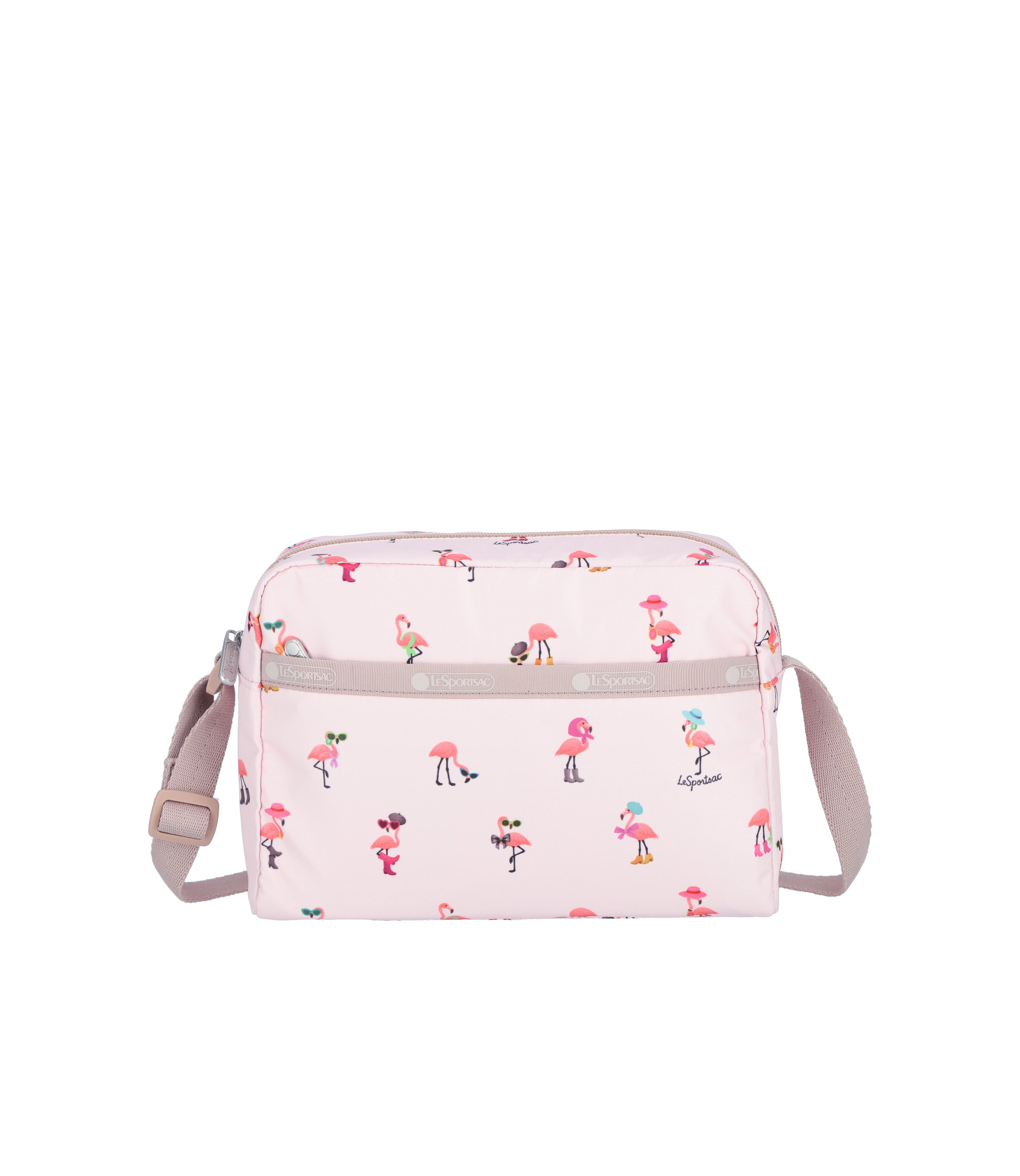 Daniella Crossbody - Flamingo Party print – LeSportsac