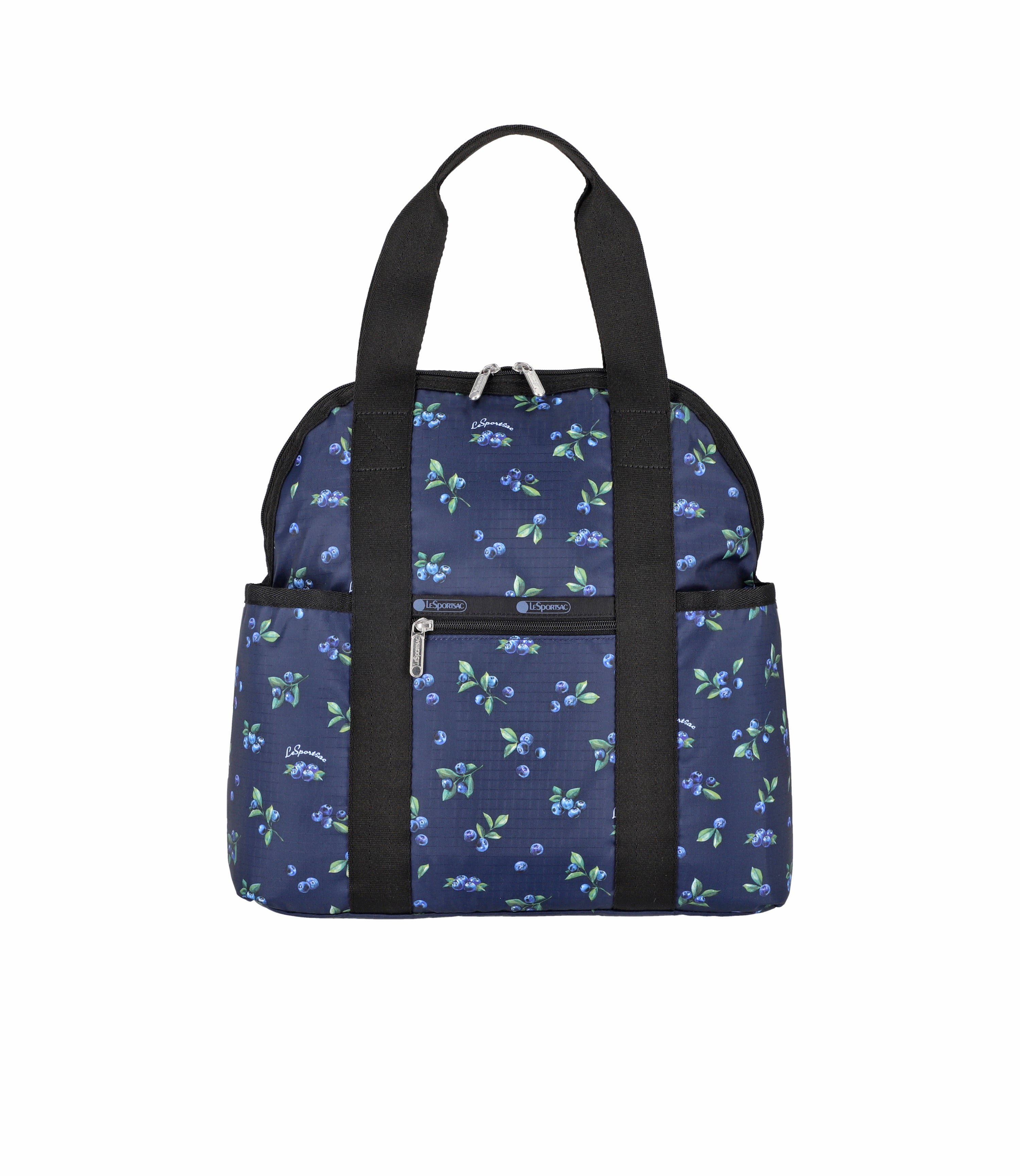 Double Trouble Backpack - Very Berry Blue print – LeSportsac