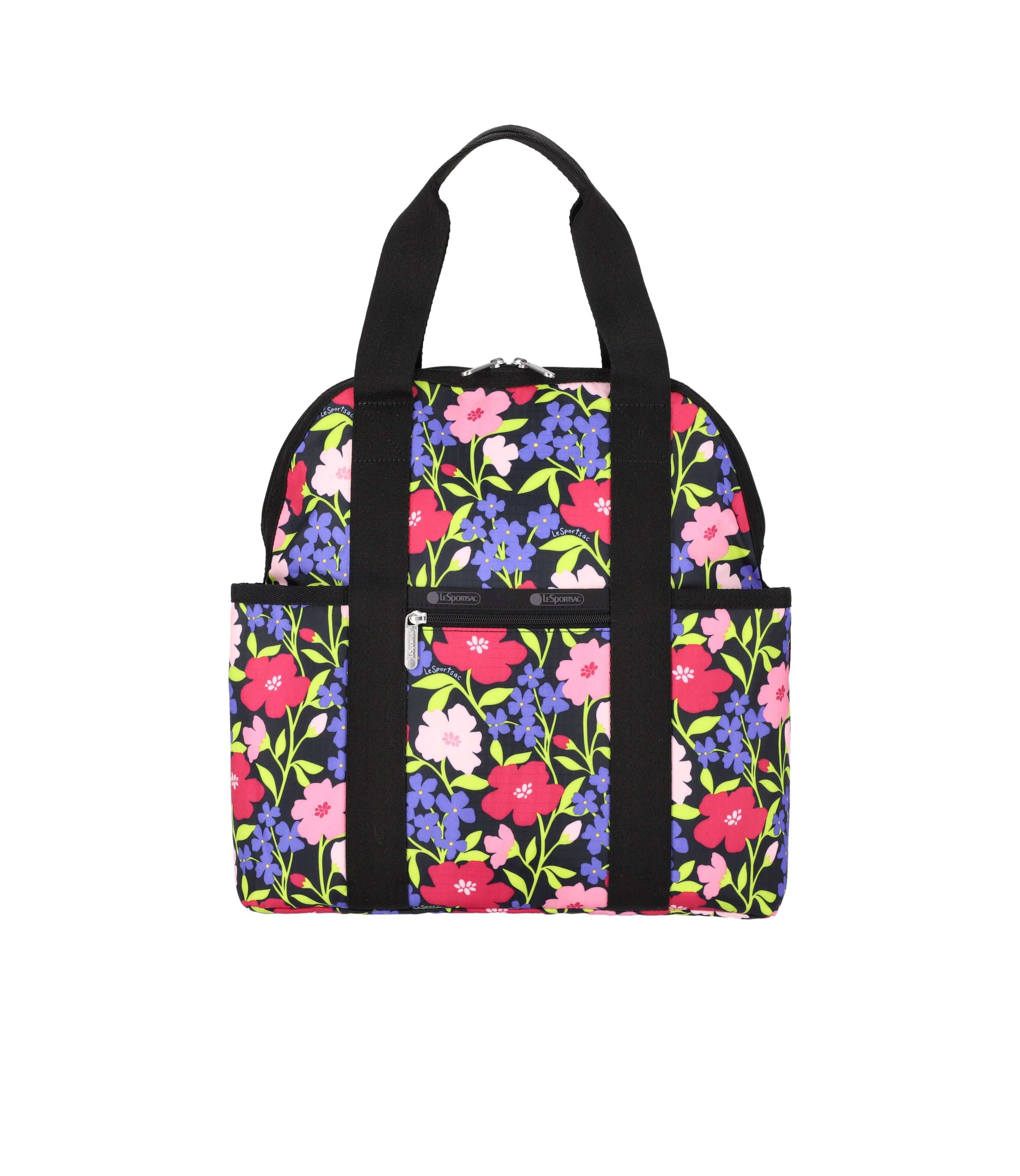 Double Trouble Backpack - Vibrant Blooms print – LeSportsac