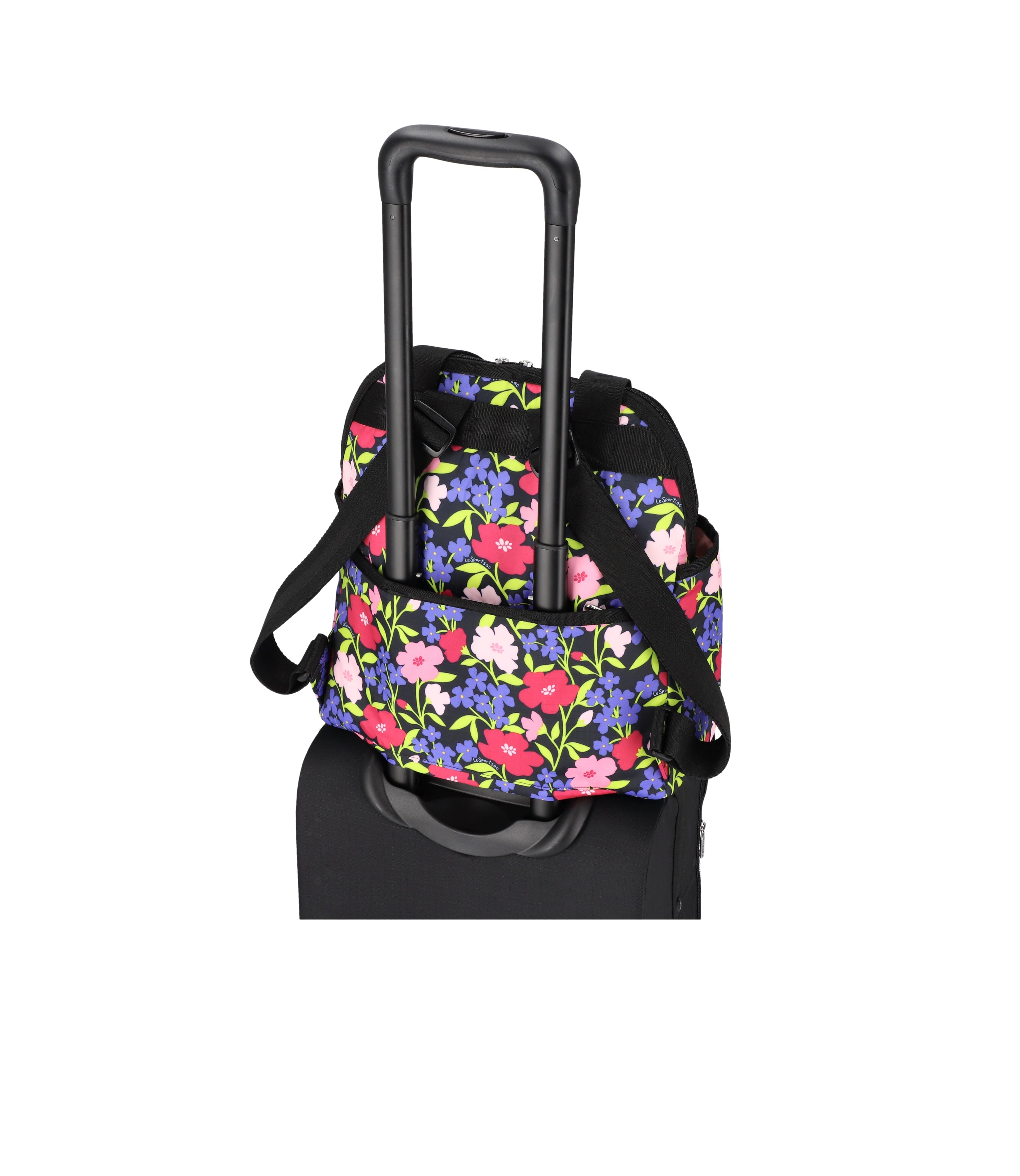 Double Trouble Backpack - Vibrant Blooms print – LeSportsac