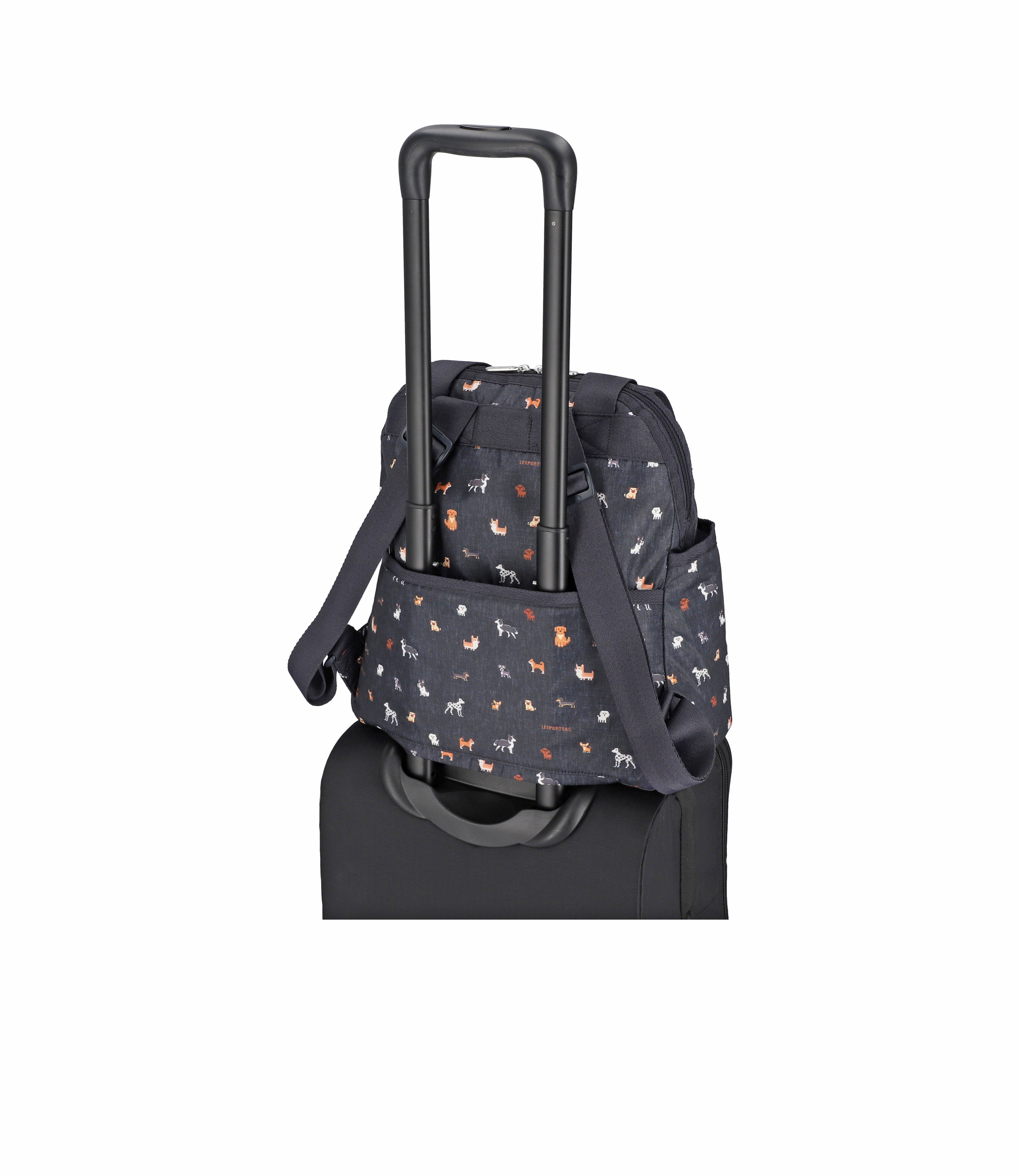 Double Trouble Backpack - Woof Wonderland print – LeSportsac