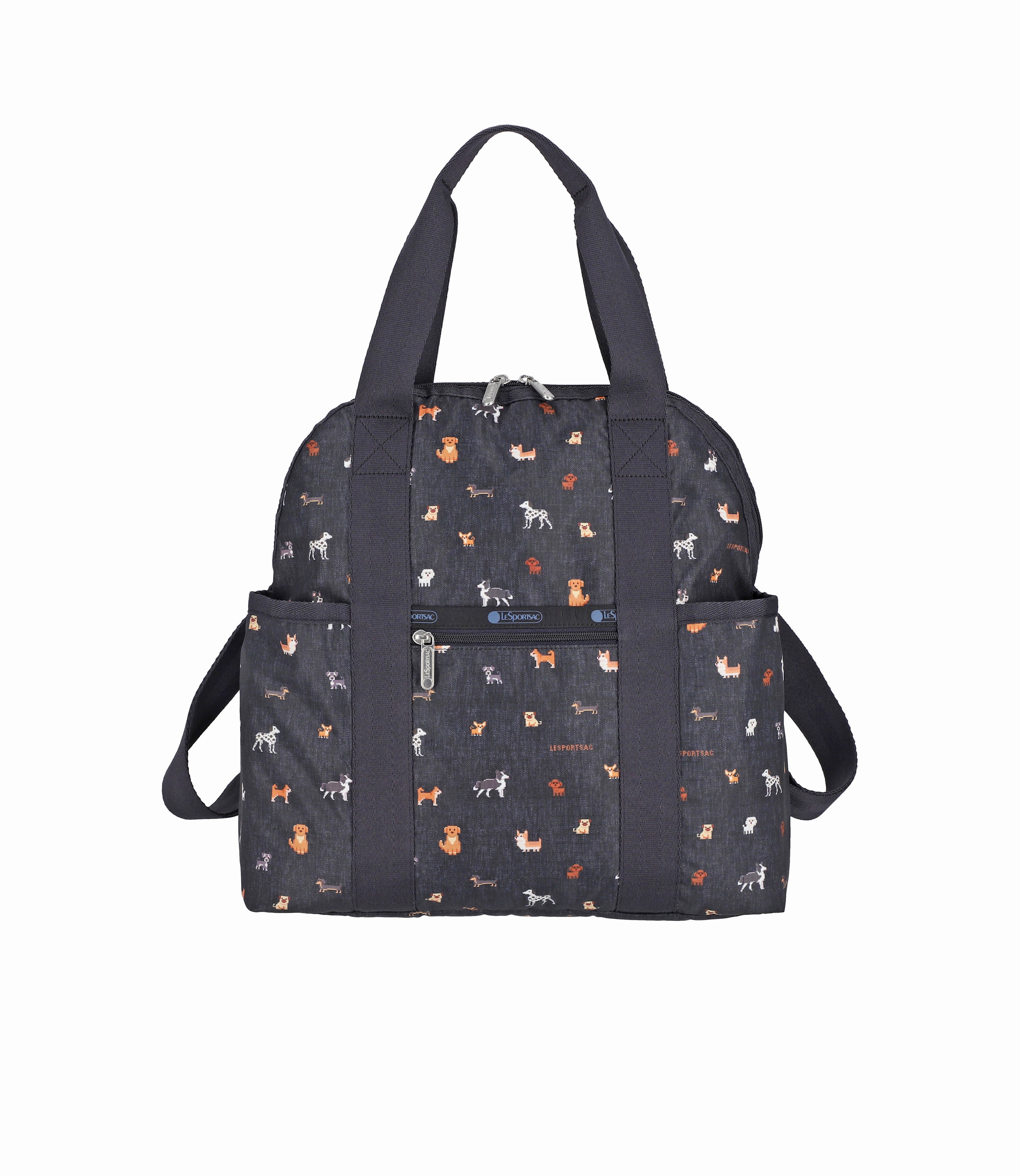 Double Trouble Backpack - Woof Wonderland print – LeSportsac