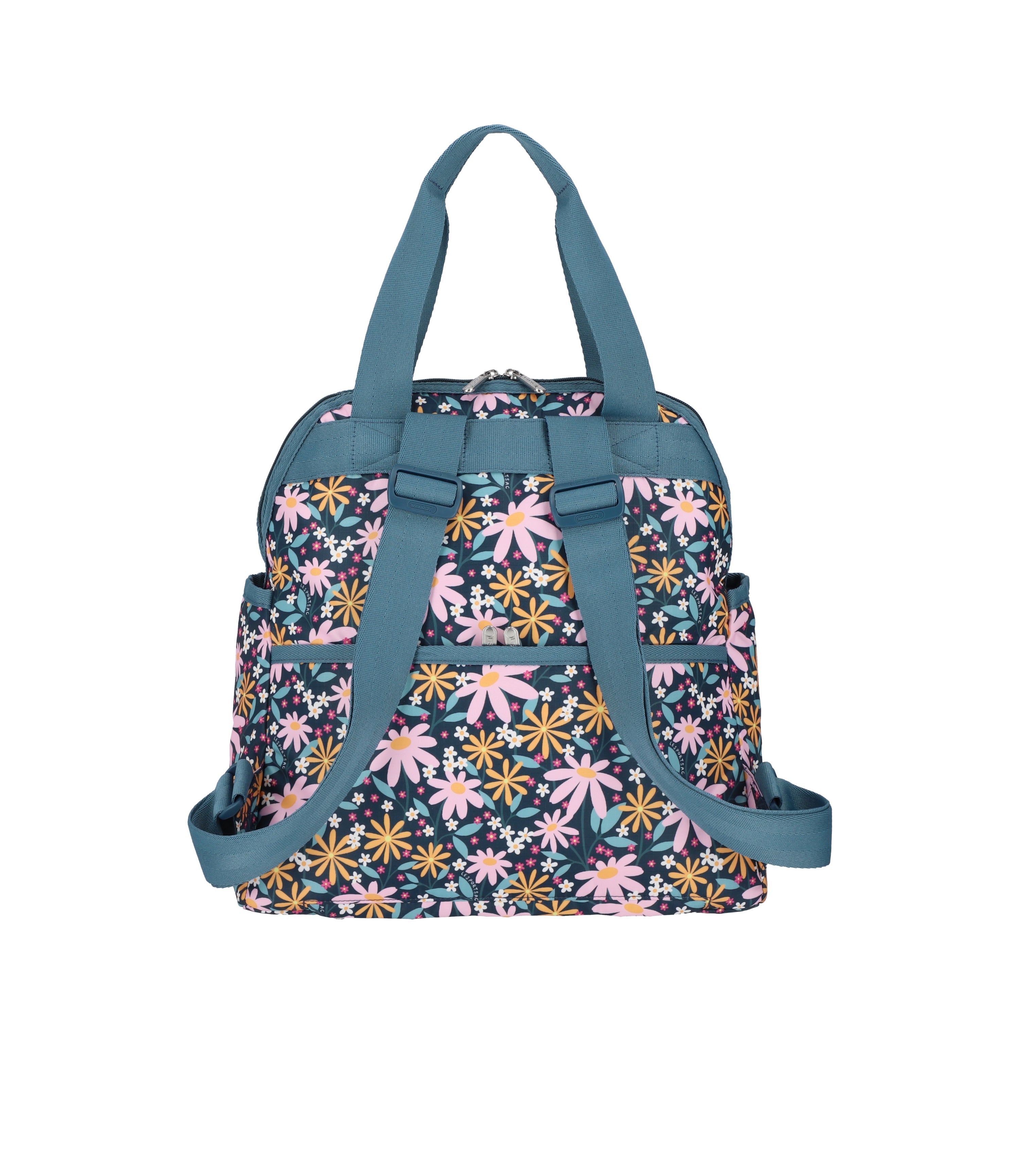 Double Trouble Backpack - Retro Daisies print – LeSportsac