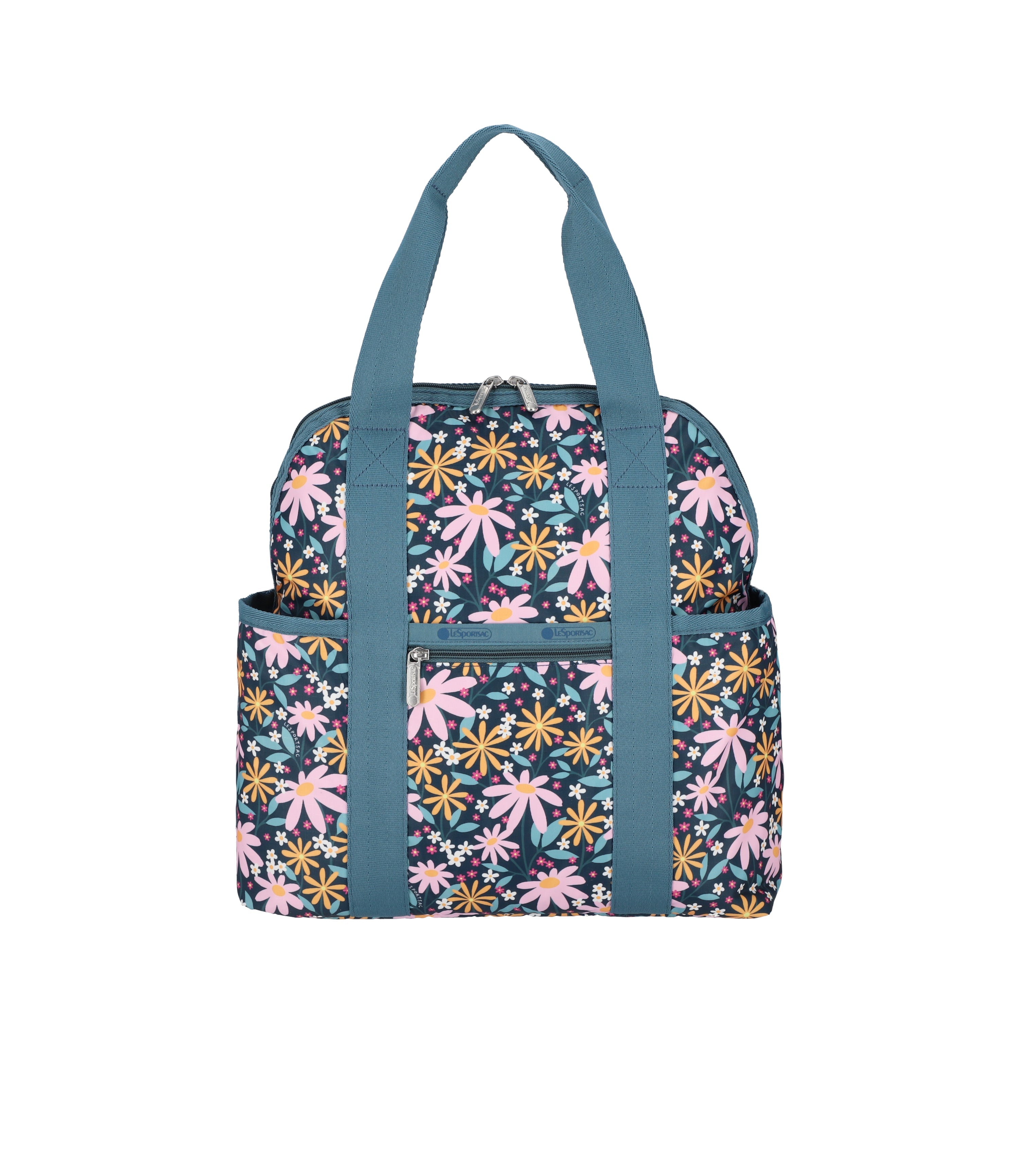 Double Trouble Backpack - Retro Daisies print – LeSportsac
