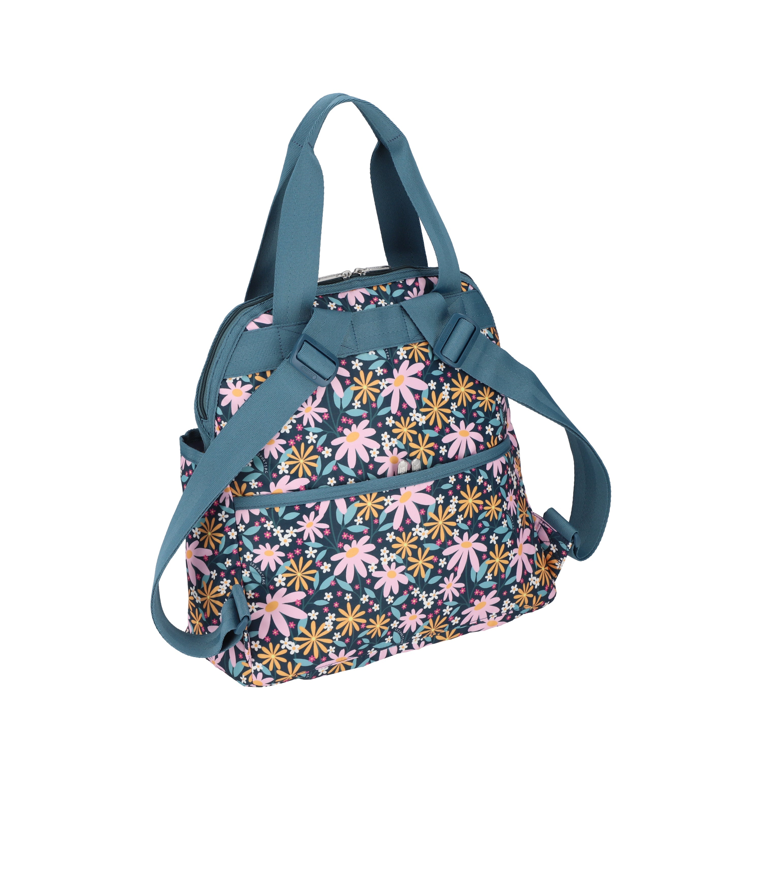 Double Trouble Backpack - Retro Daisies print – LeSportsac