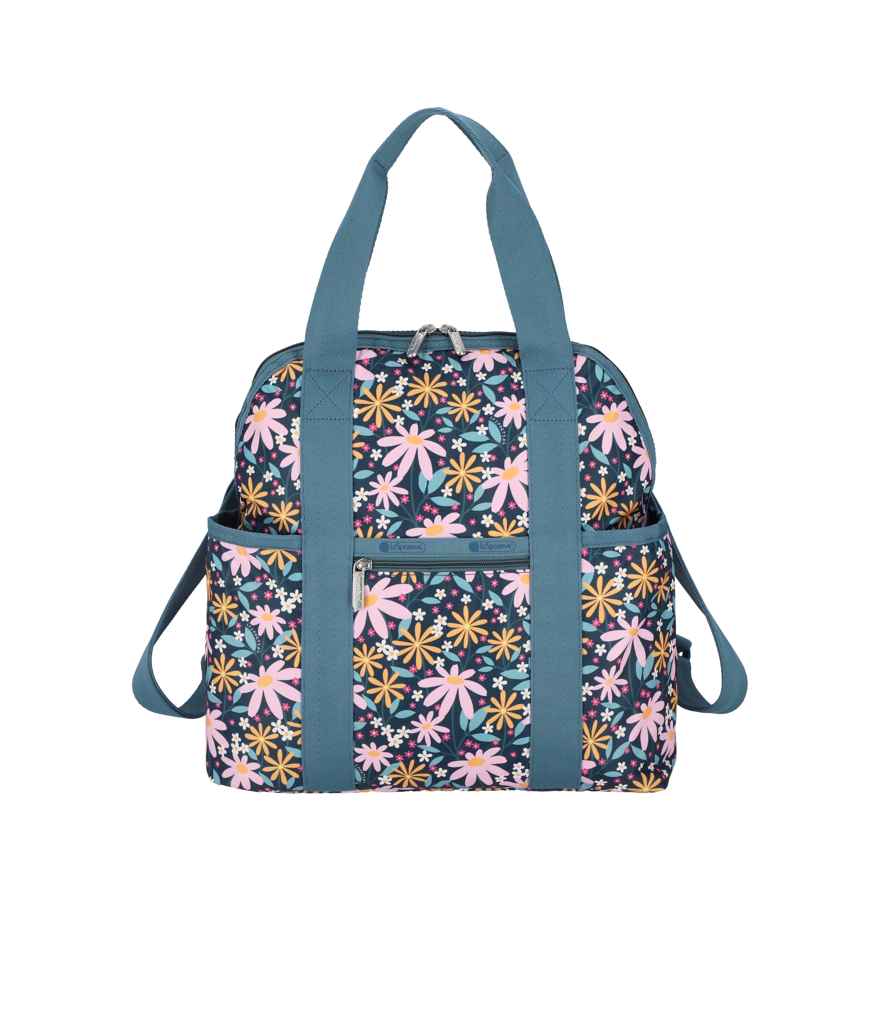 Double Trouble Backpack - Retro Daisies print – LeSportsac