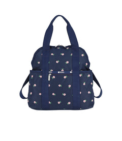 LeSportSac blue floral nylon large backpack Lesportsac backpack floral - Gem main image 3
