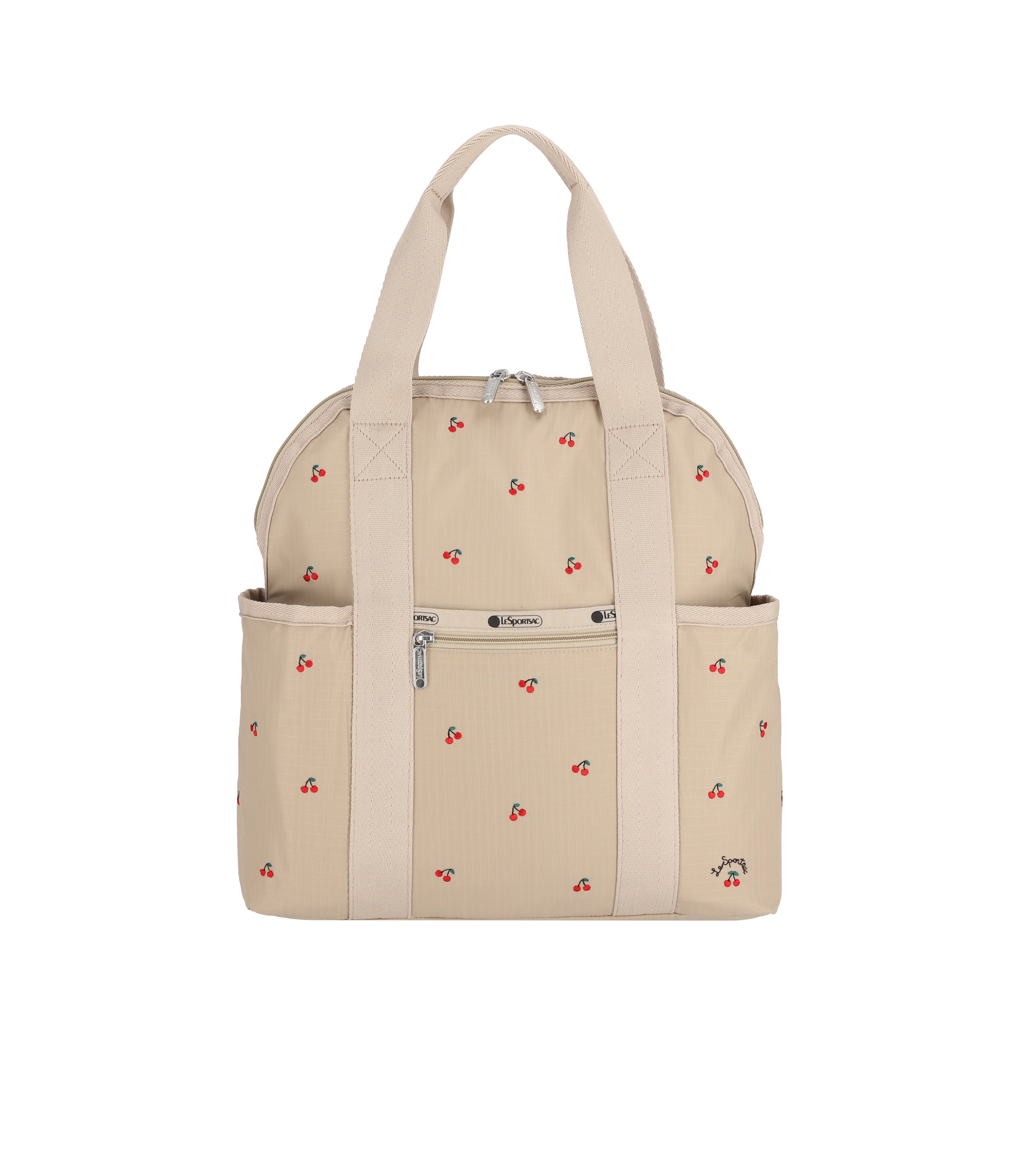 Double Trouble Backpack - Cherry Embroidery – LeSportsac