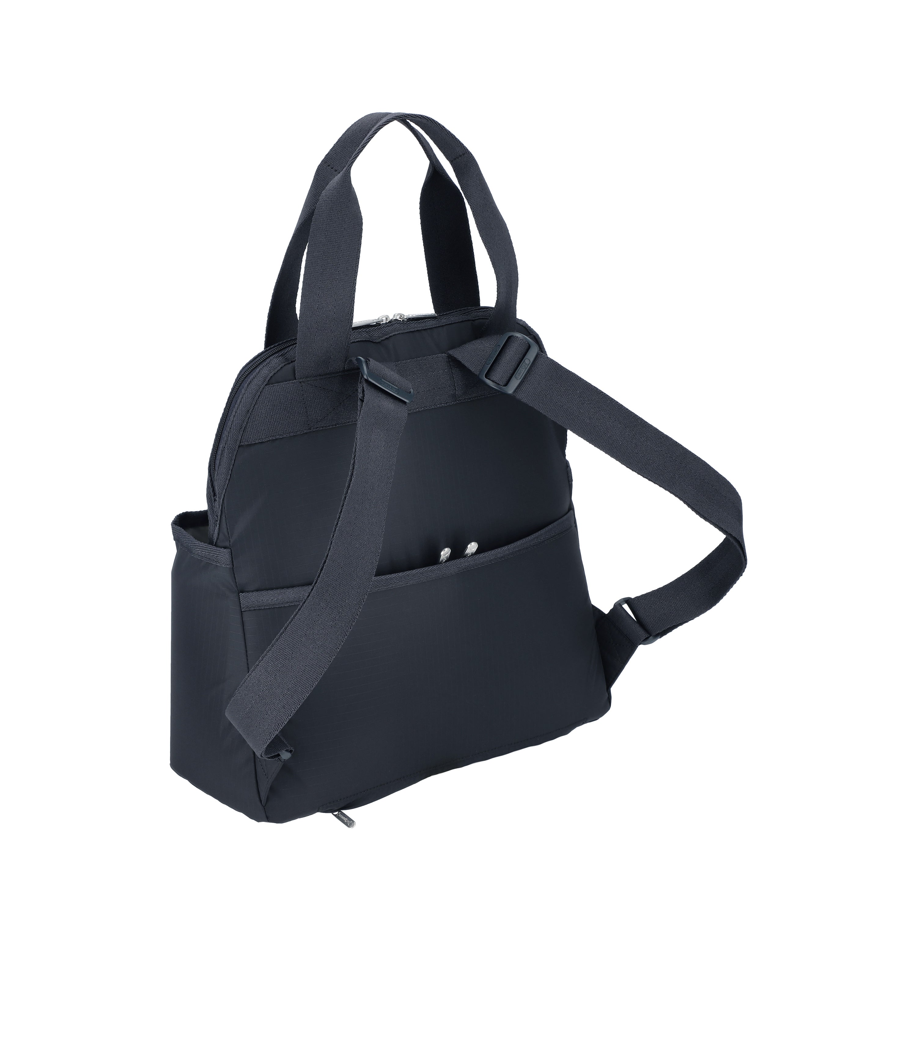 Double Trouble Backpack - Deep Sea Blue solid – LeSportsac
