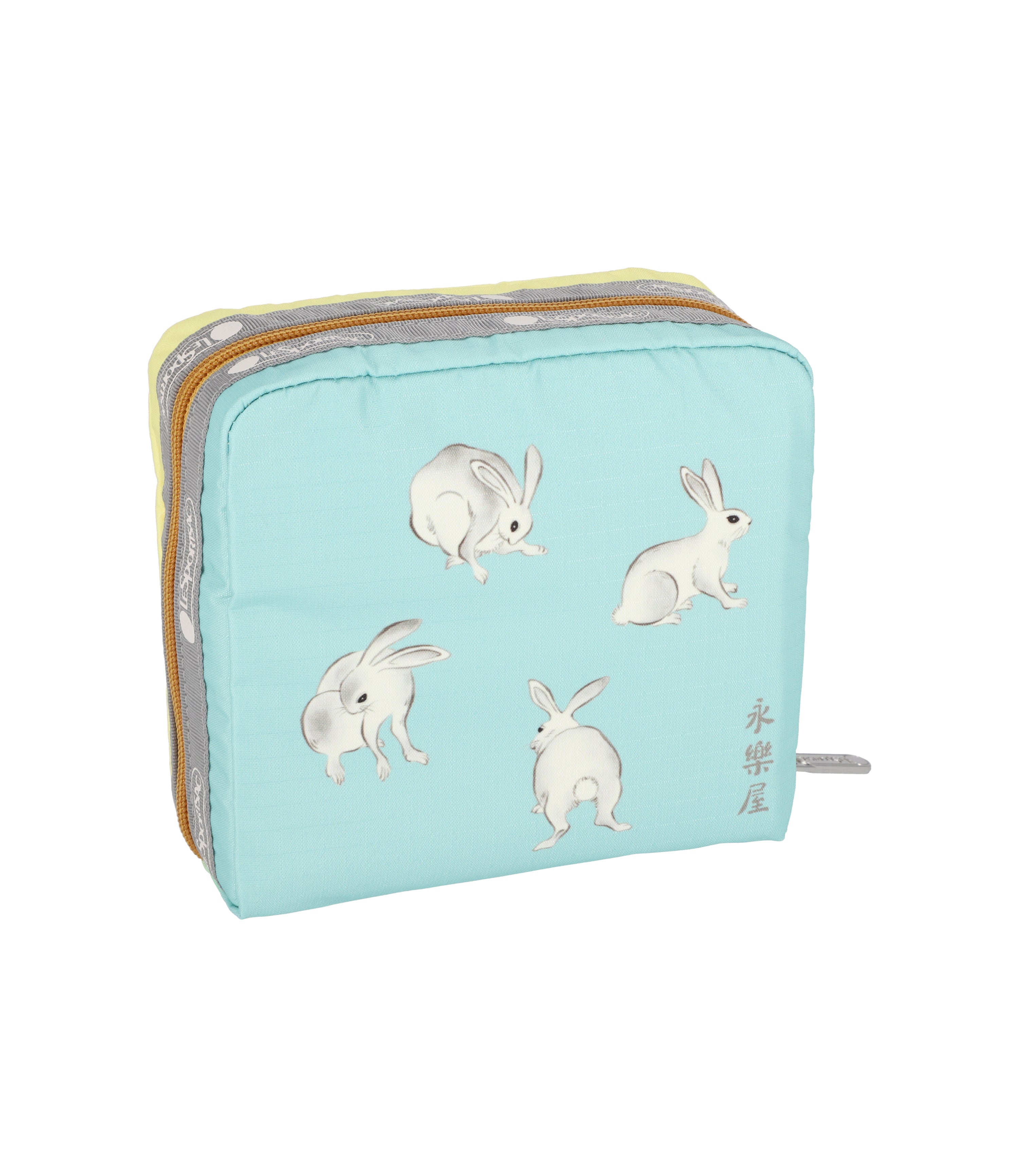 Medium Square Cosmetic - Japanese Art Bunny – LeSportsac