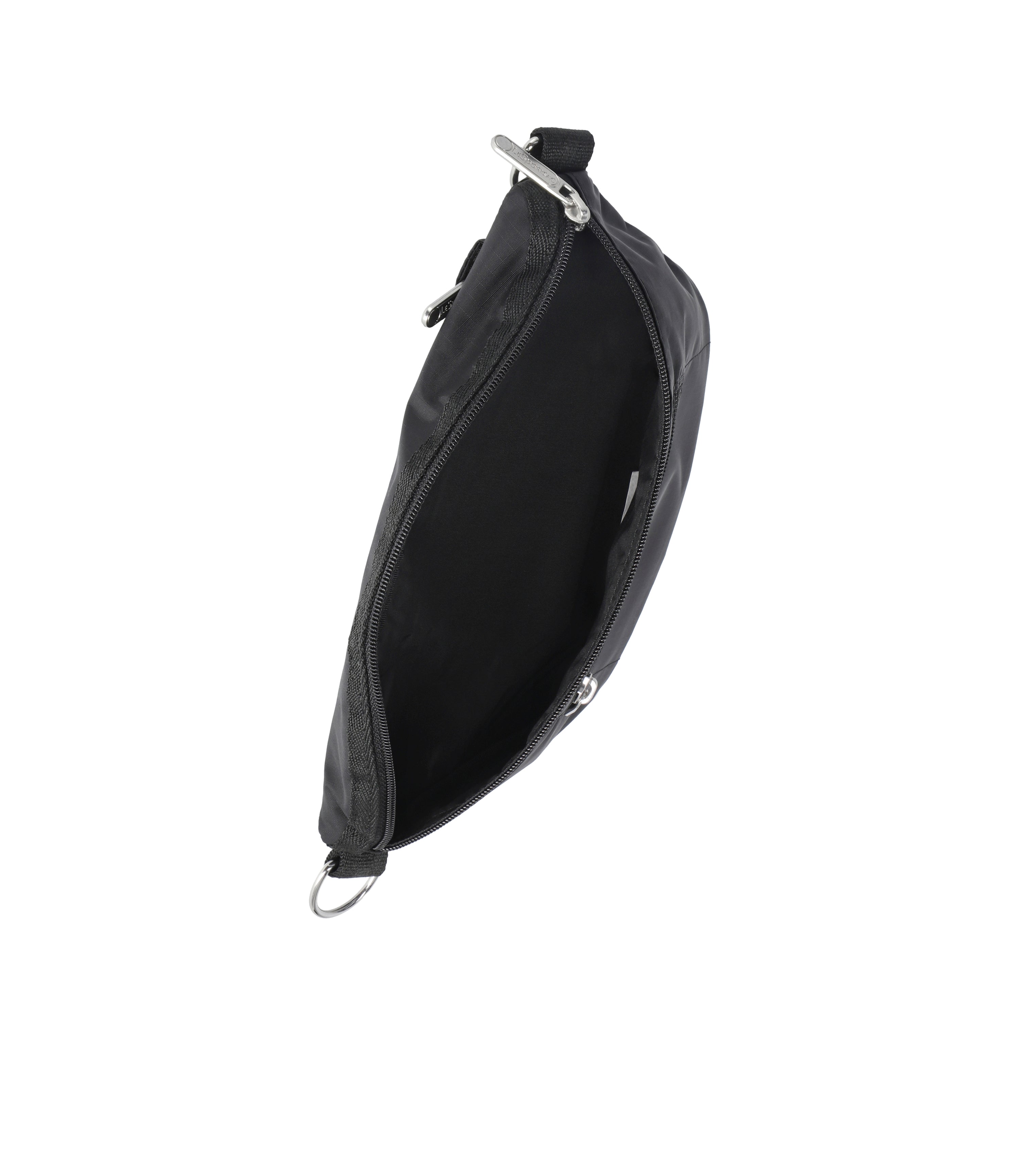 Sling Crossbody - Black solid – LeSportsac Sling Crossbody - Black solid – LeSportsac