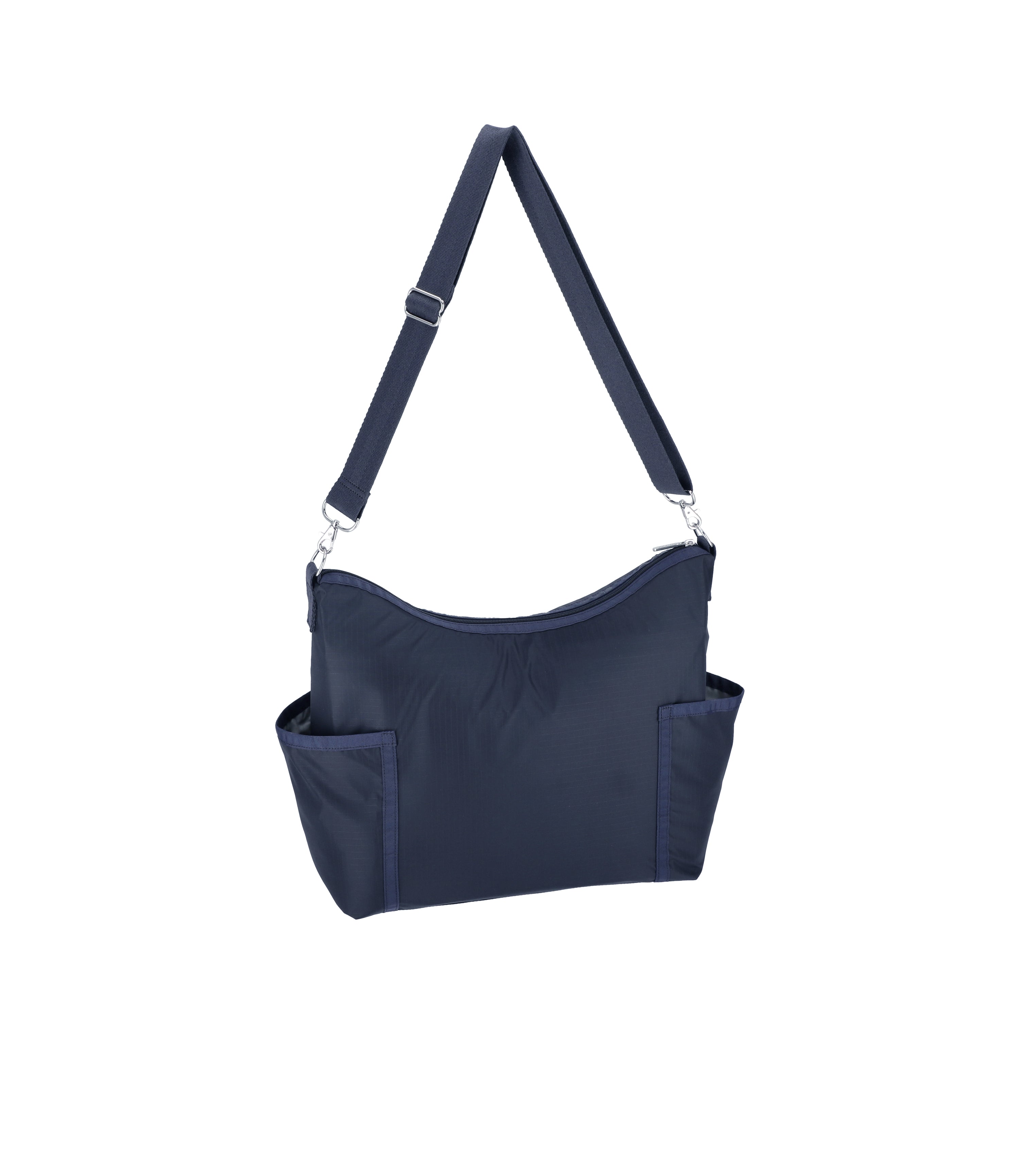 Zip Bucket Shoulder Bag - Deep Sea Blue solid – LeSportsac