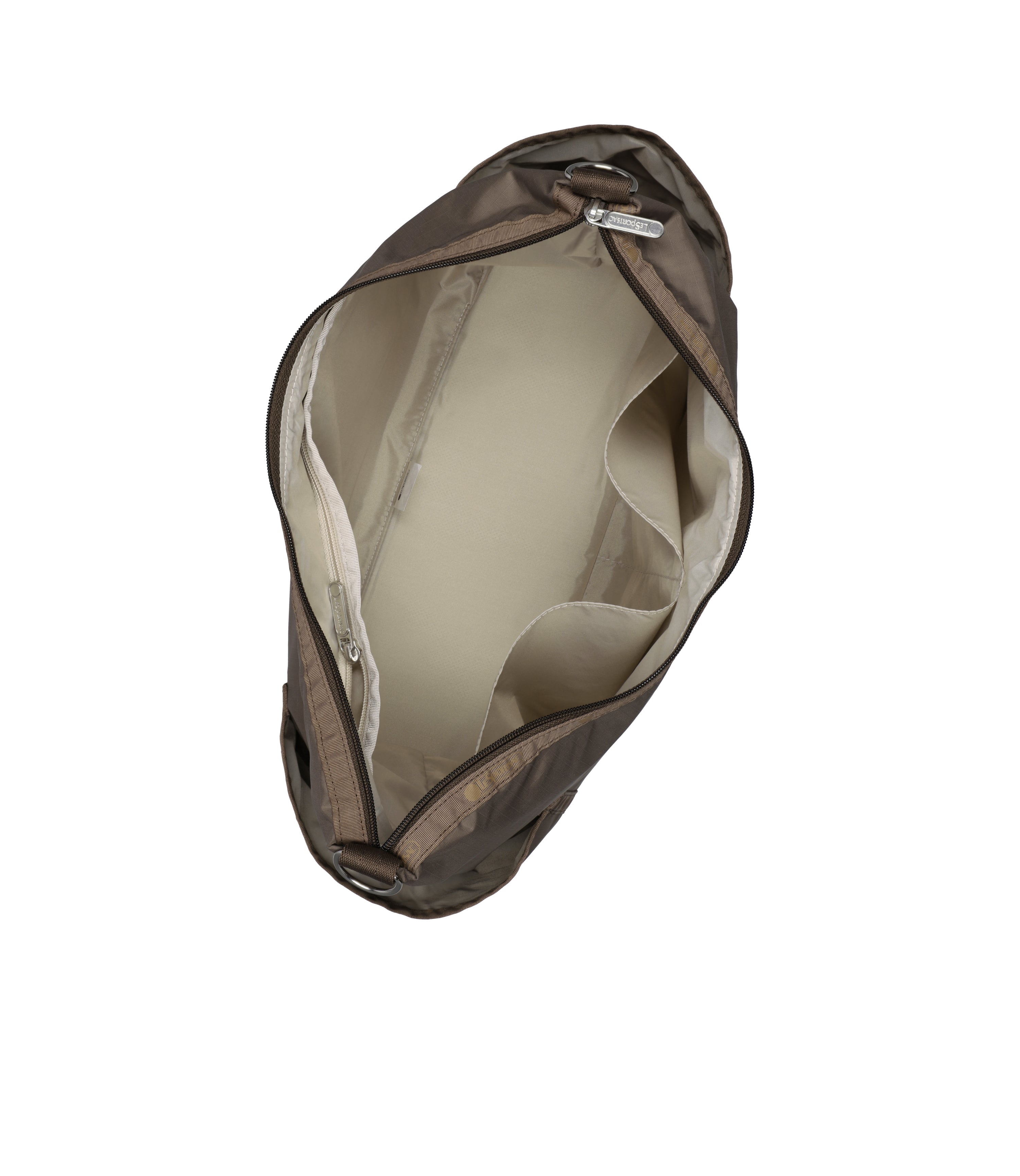 Zip Bucket Shoulder Bag - Dark Chocolate solid – LeSportsac