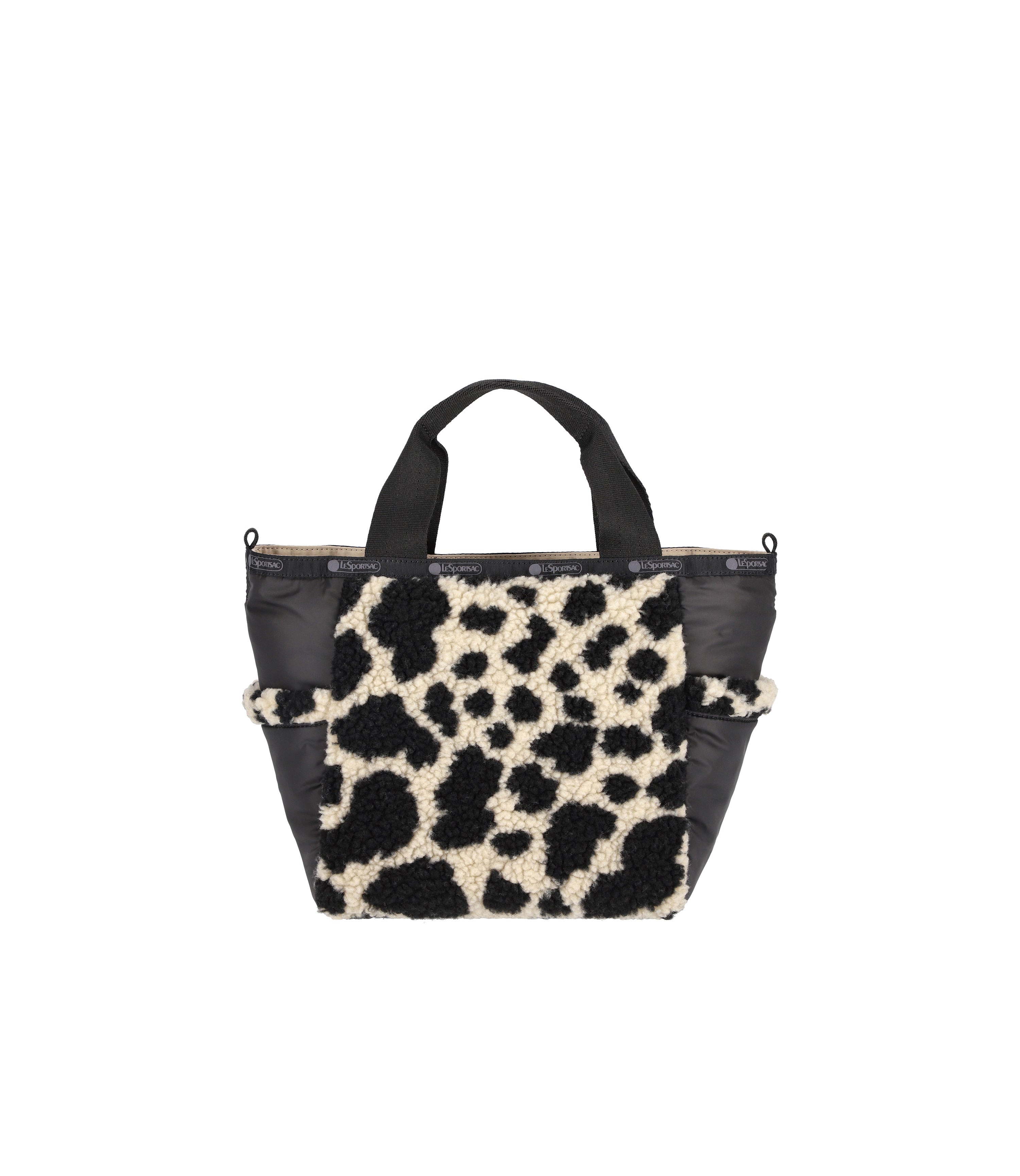 Sherpa Small Open Tote - Cow Sherpa – LeSportsac