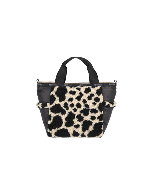 Sherpa Small Open Tote - Cow Sherpa – LeSportsac