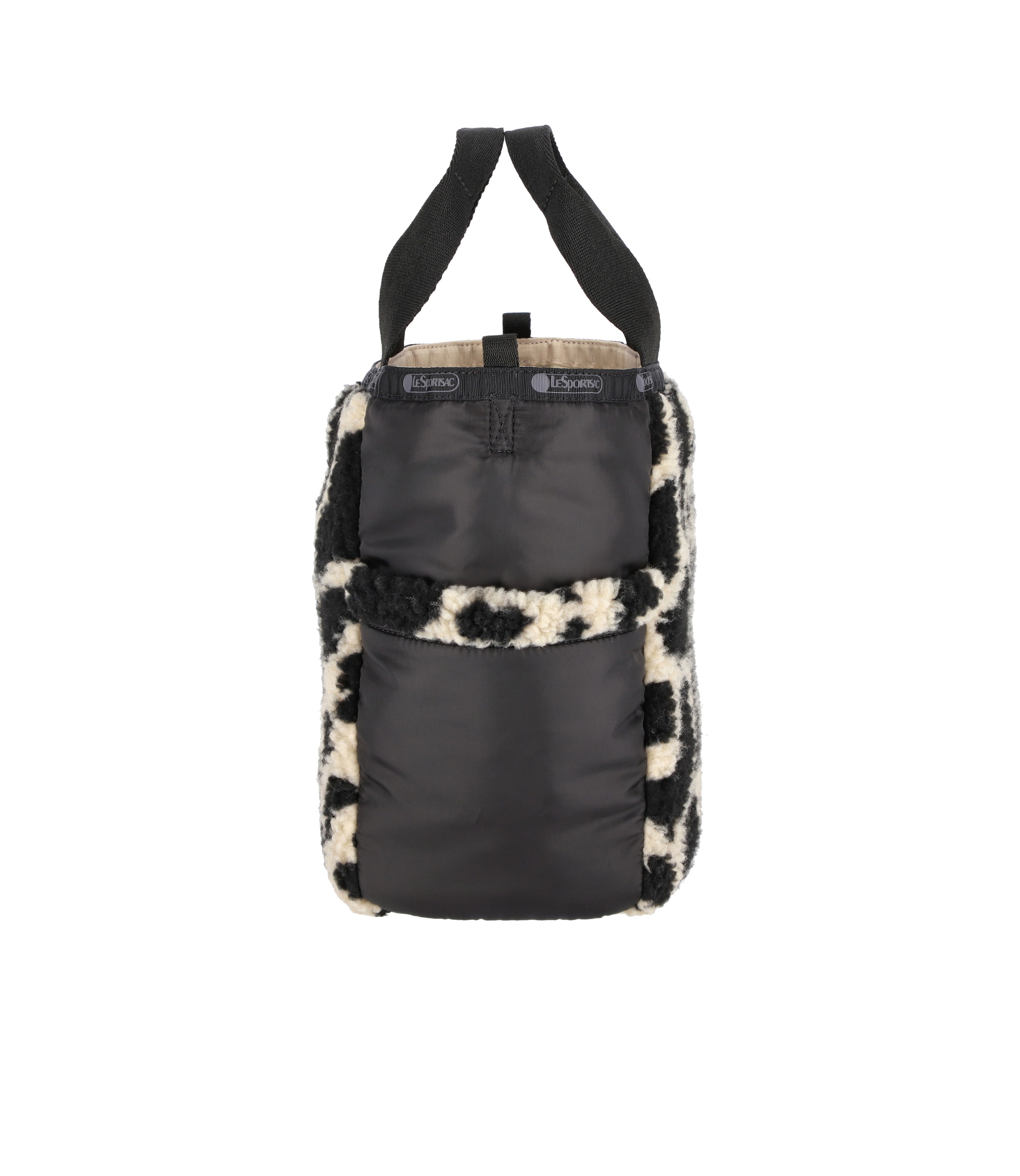 Sherpa Small Open Tote - Cow Sherpa – LeSportsac