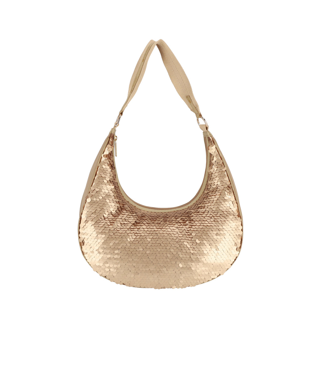Sequin Round Shoulder Bag - 28452632068144