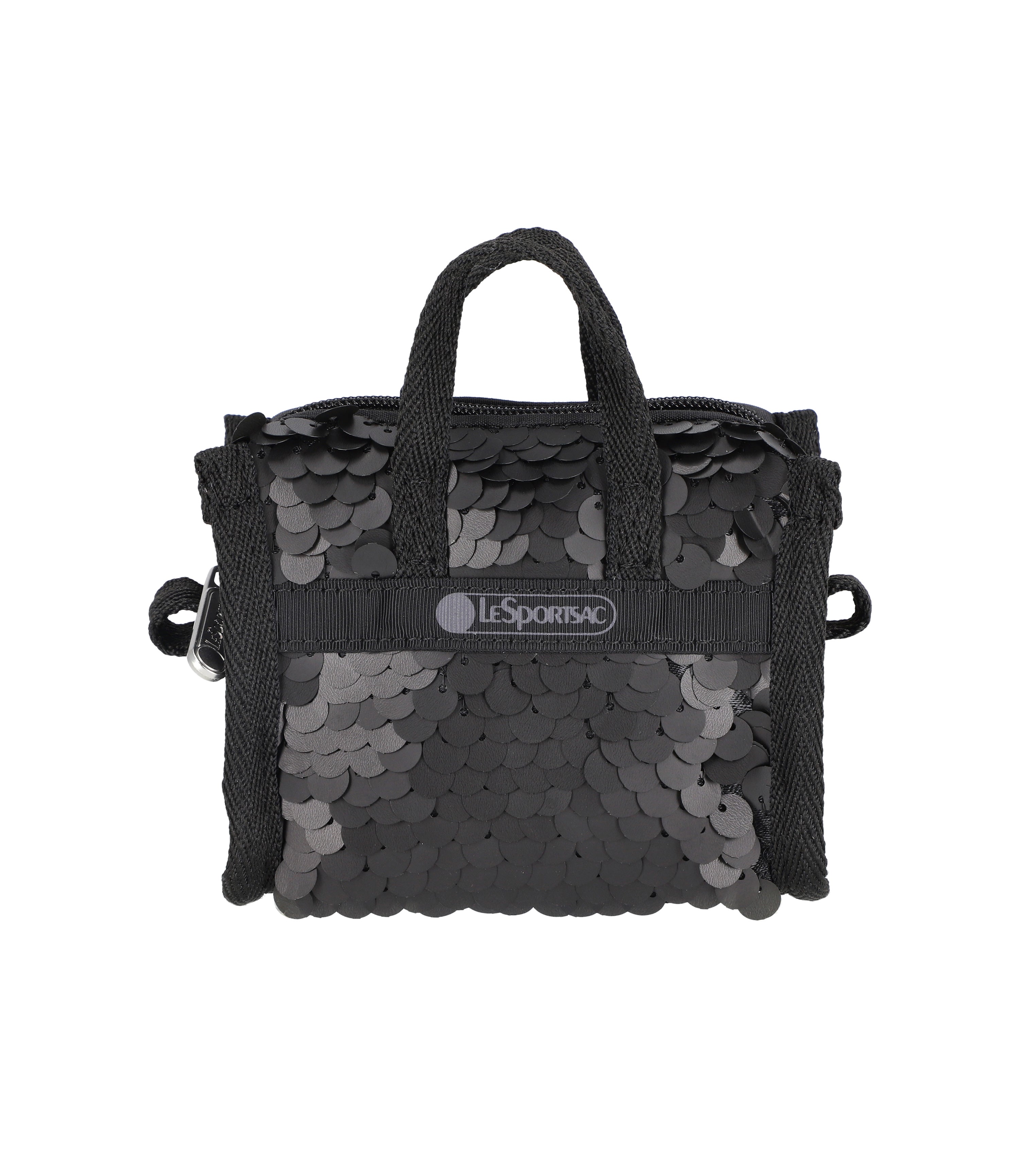Sequin Micro Bag - Matte Black Sequin – LeSportsac