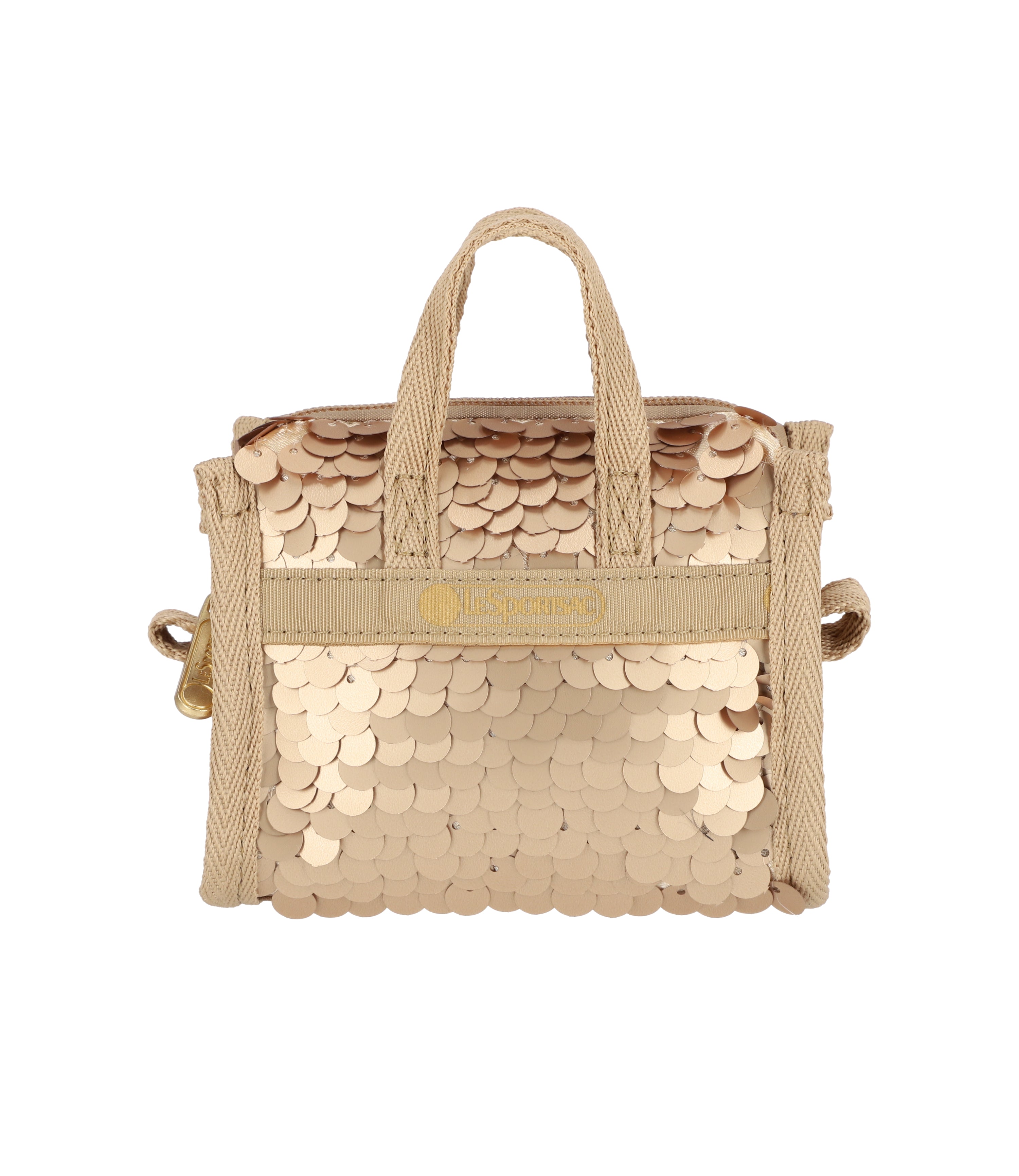 Sequin Micro Bag - Matte Champagne Sequin – LeSportsac