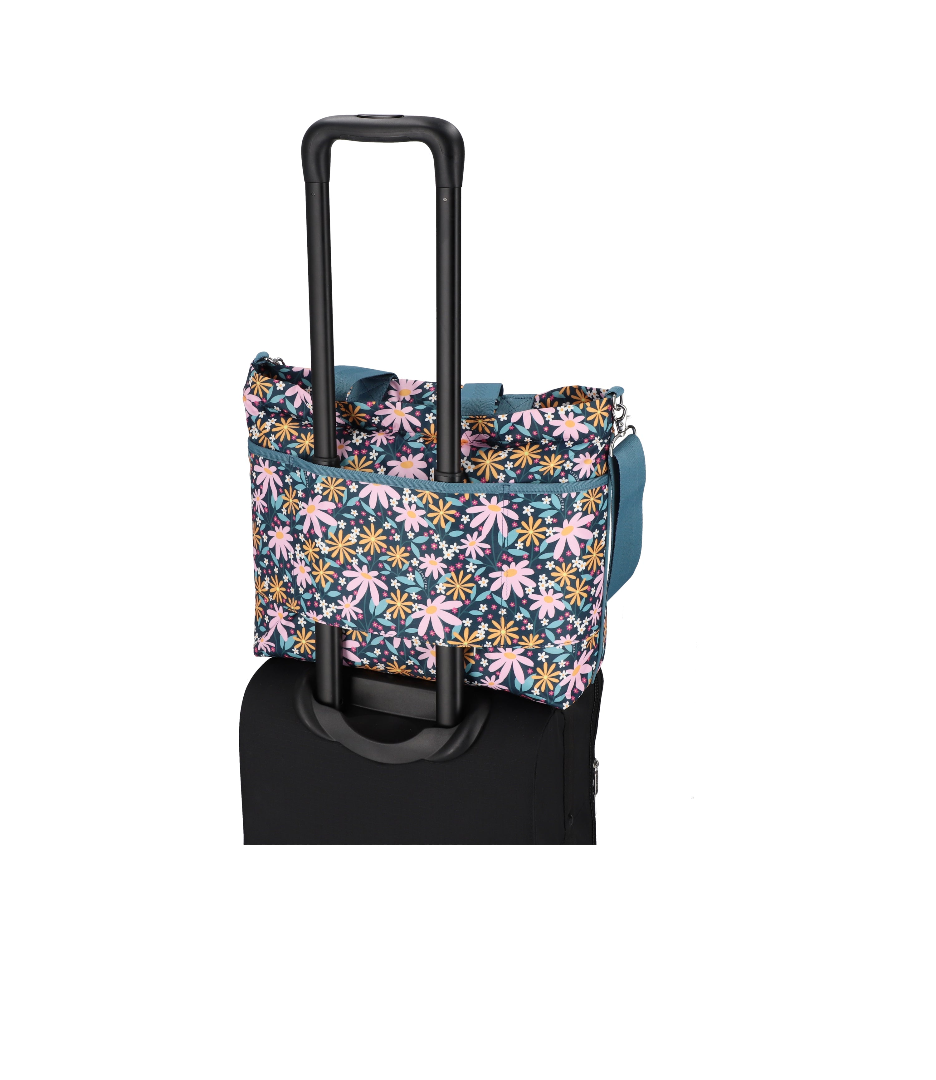 Carryall Zip Tote - Retro Daisies print – LeSportsac