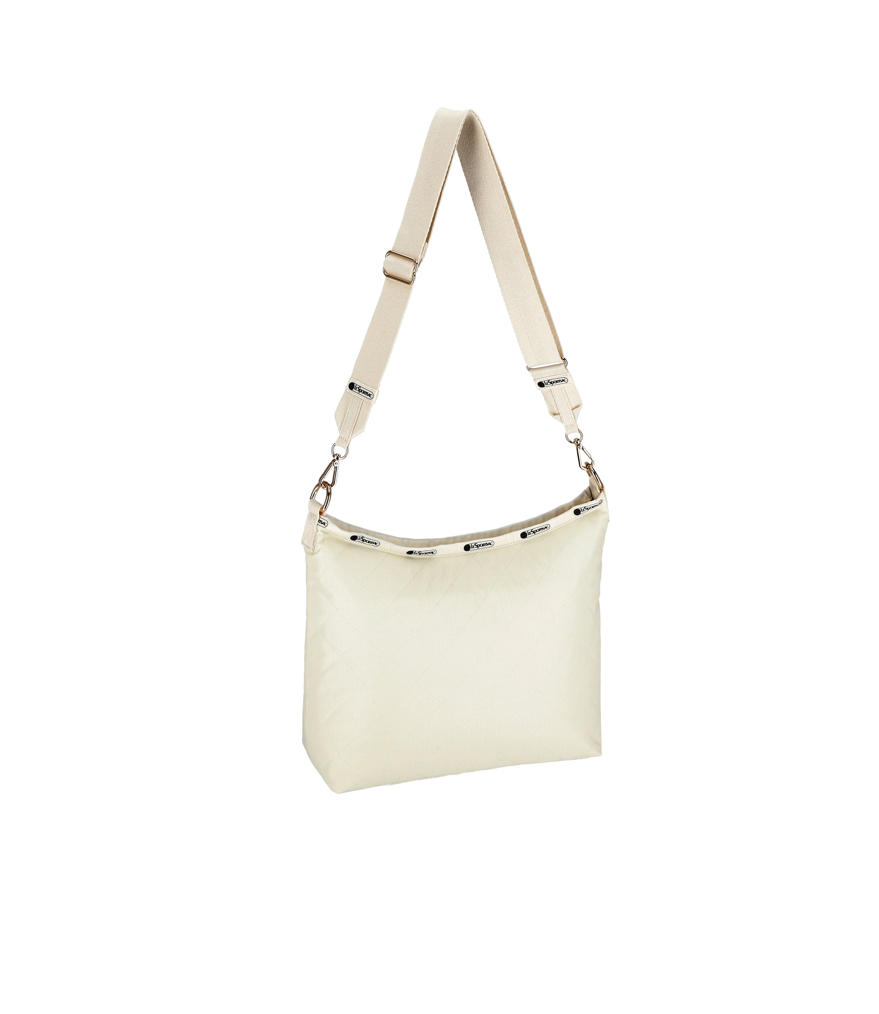 Chain Medium Zip Shoulder Bag - Sandbar Chain Quilt – LeSportsac