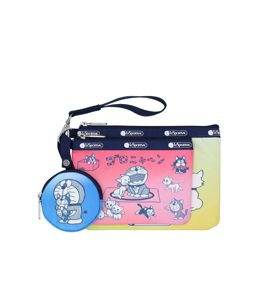 Wristlet Pouches with Round Charm - 30330686734384