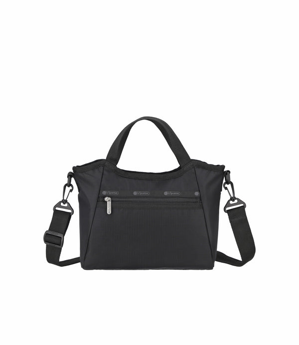 LeSportsac - Handbags - Small Double Top Handle Hobo - Black solid