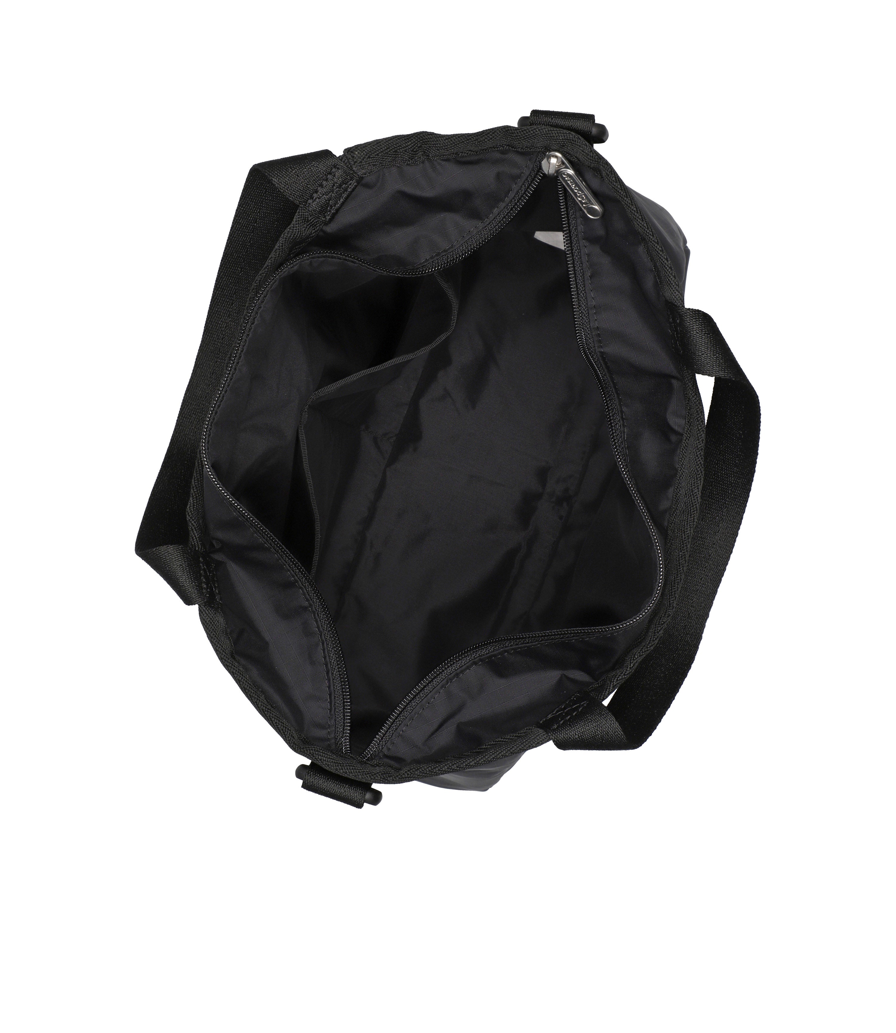 Small Double Top Handle Hobo - Black solid – LeSportsac