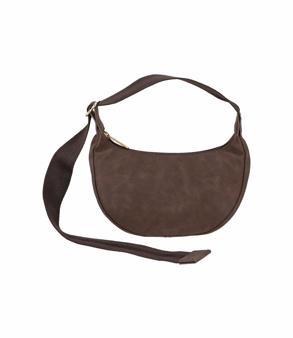 Suede Small Zip Hobo - 30489898680368