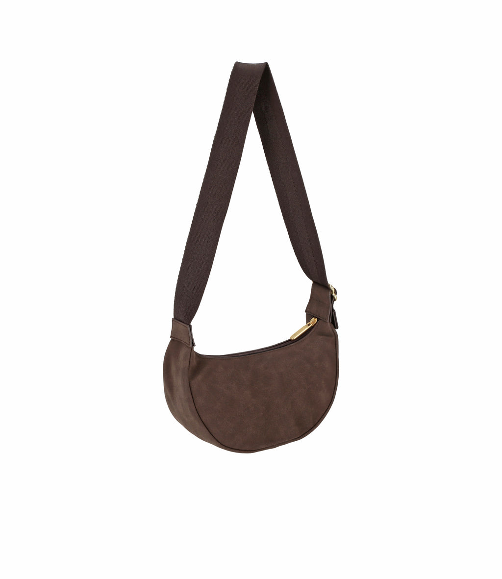 Suede Small Zip Hobo - 30489896648752