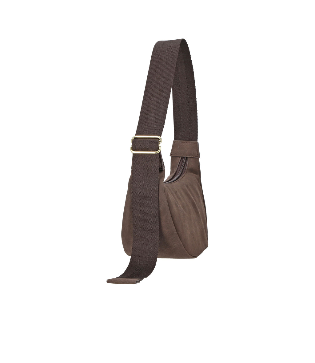 Suede Small Zip Hobo - 30489897205808