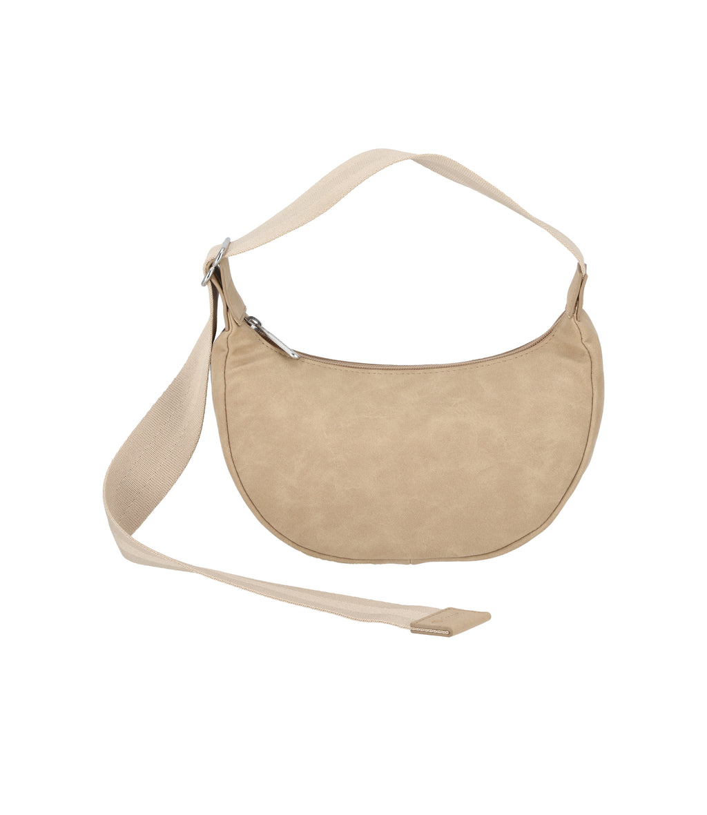 Suede Small Zip Hobo - 30489899991088