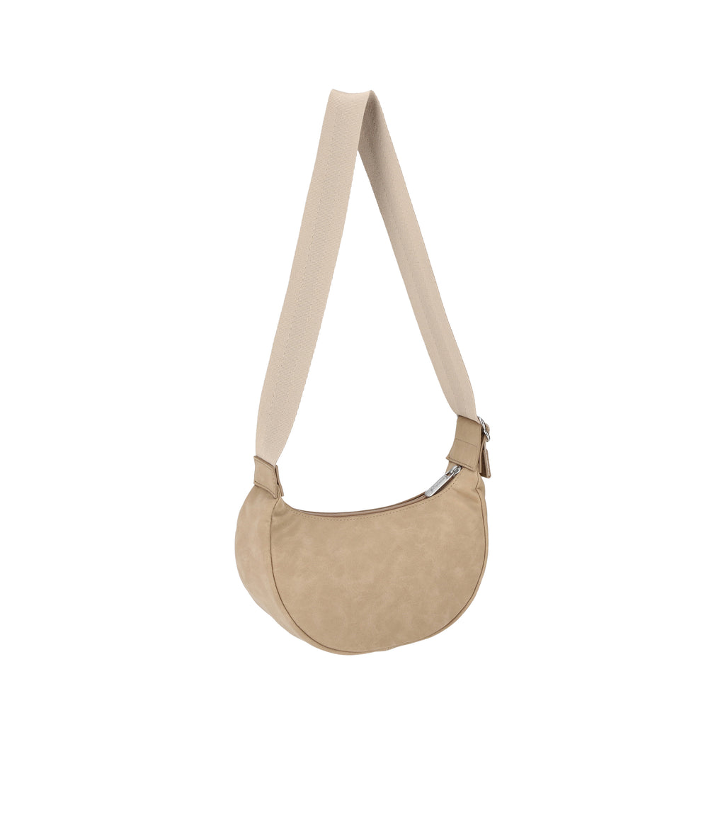 Suede Small Zip Hobo - 30489893568560