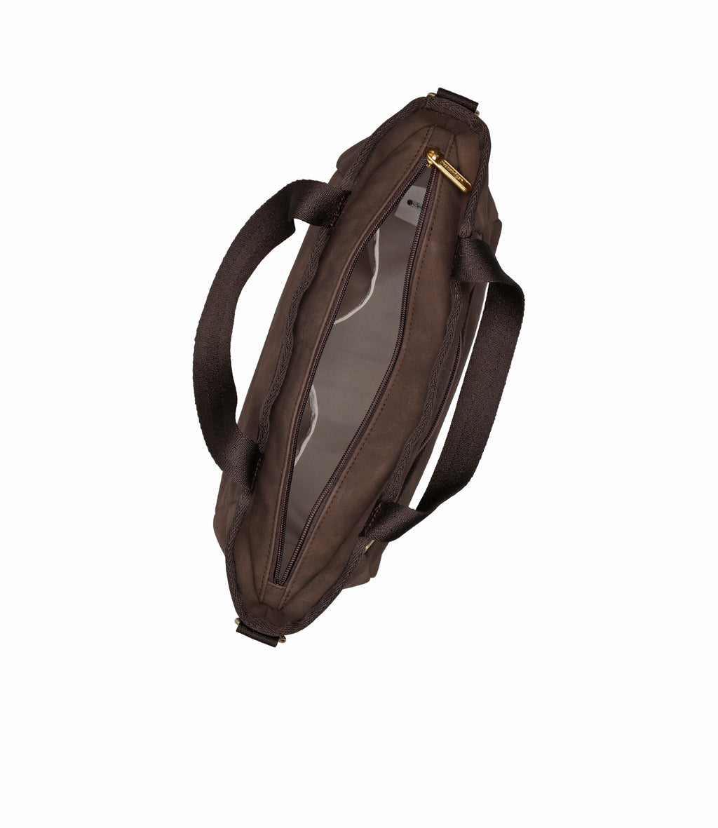 Suede Double Handle Hobo - 30489899139120
