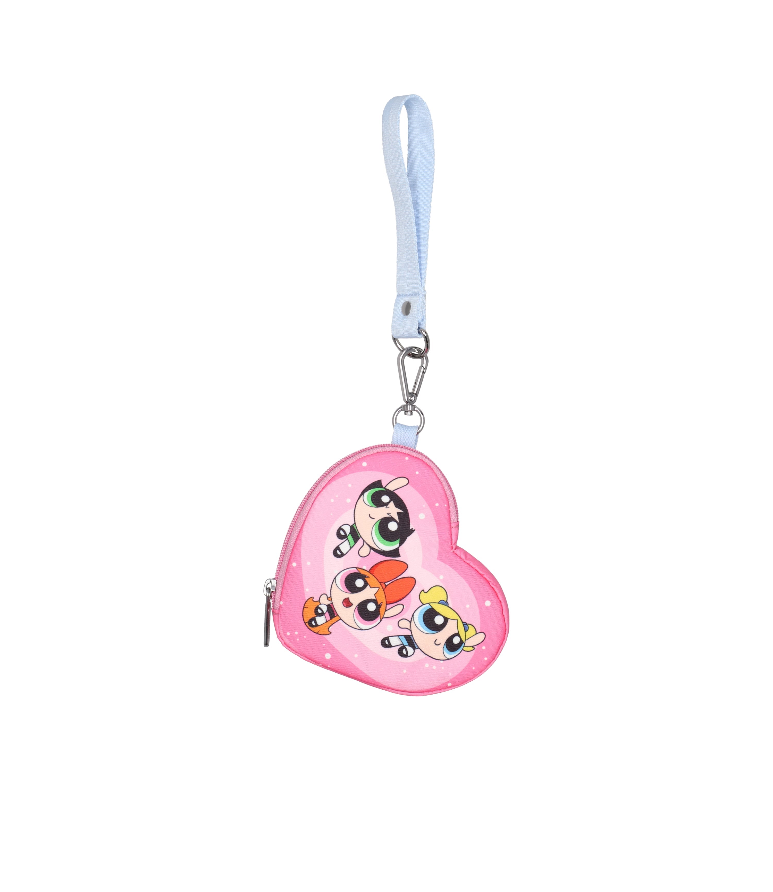 Heart Wristlet - The Powerpuff Girls™ Pink Heart – LeSportsac