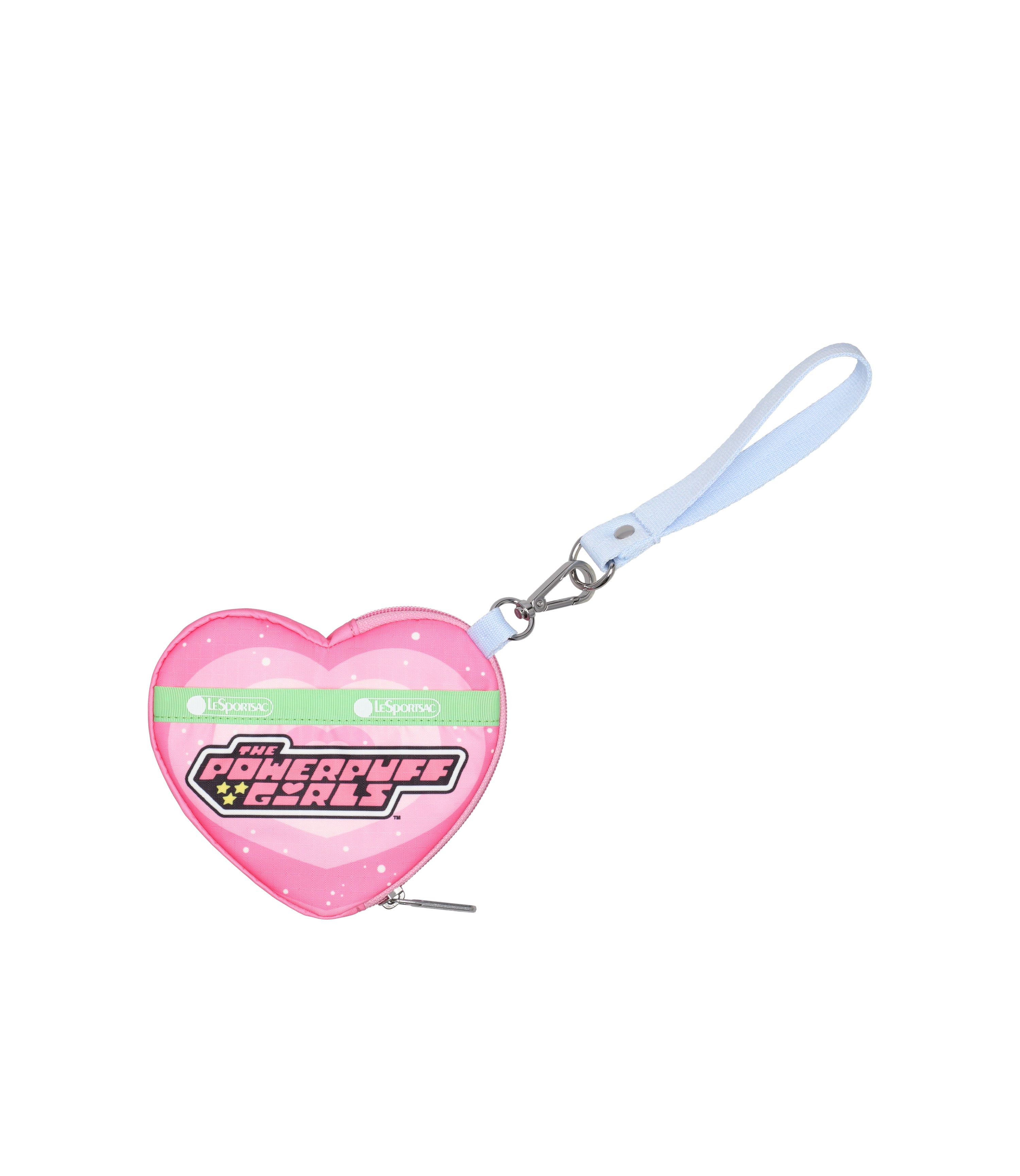 Heart Wristlet - The Powerpuff Girls™ Pink Heart – LeSportsac