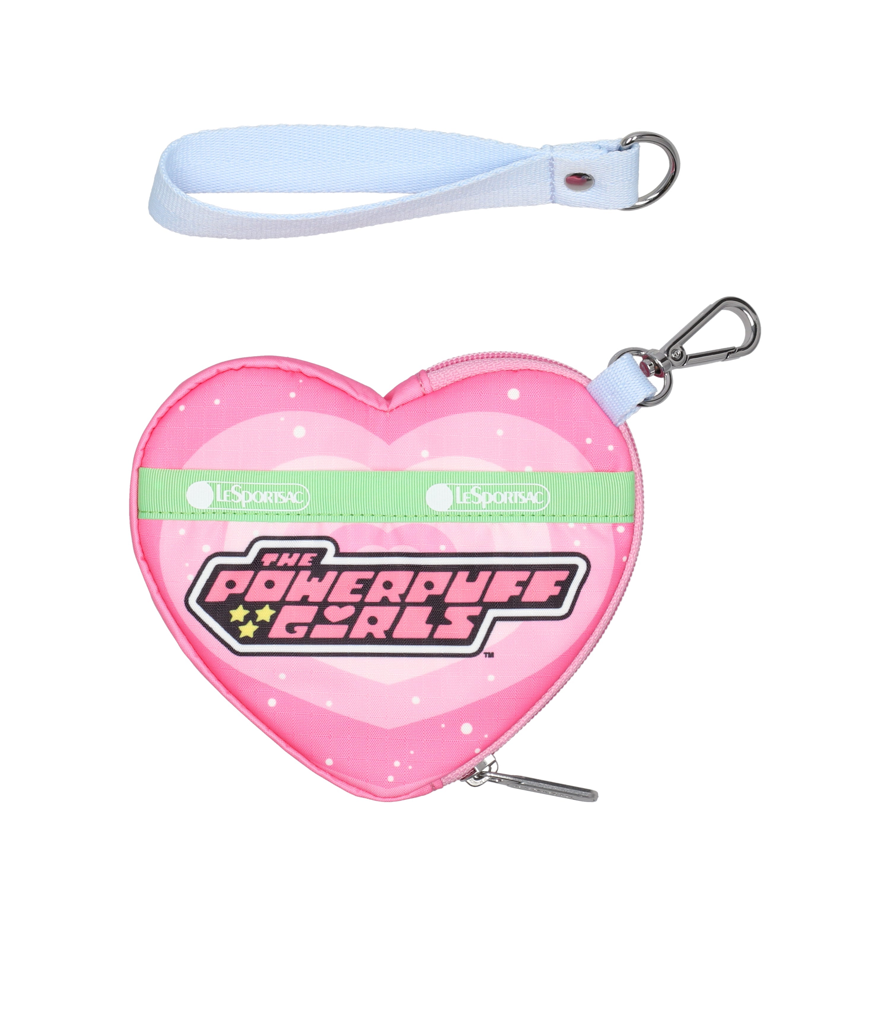 Heart Wristlet - The Powerpuff Girls™ Pink Heart – LeSportsac