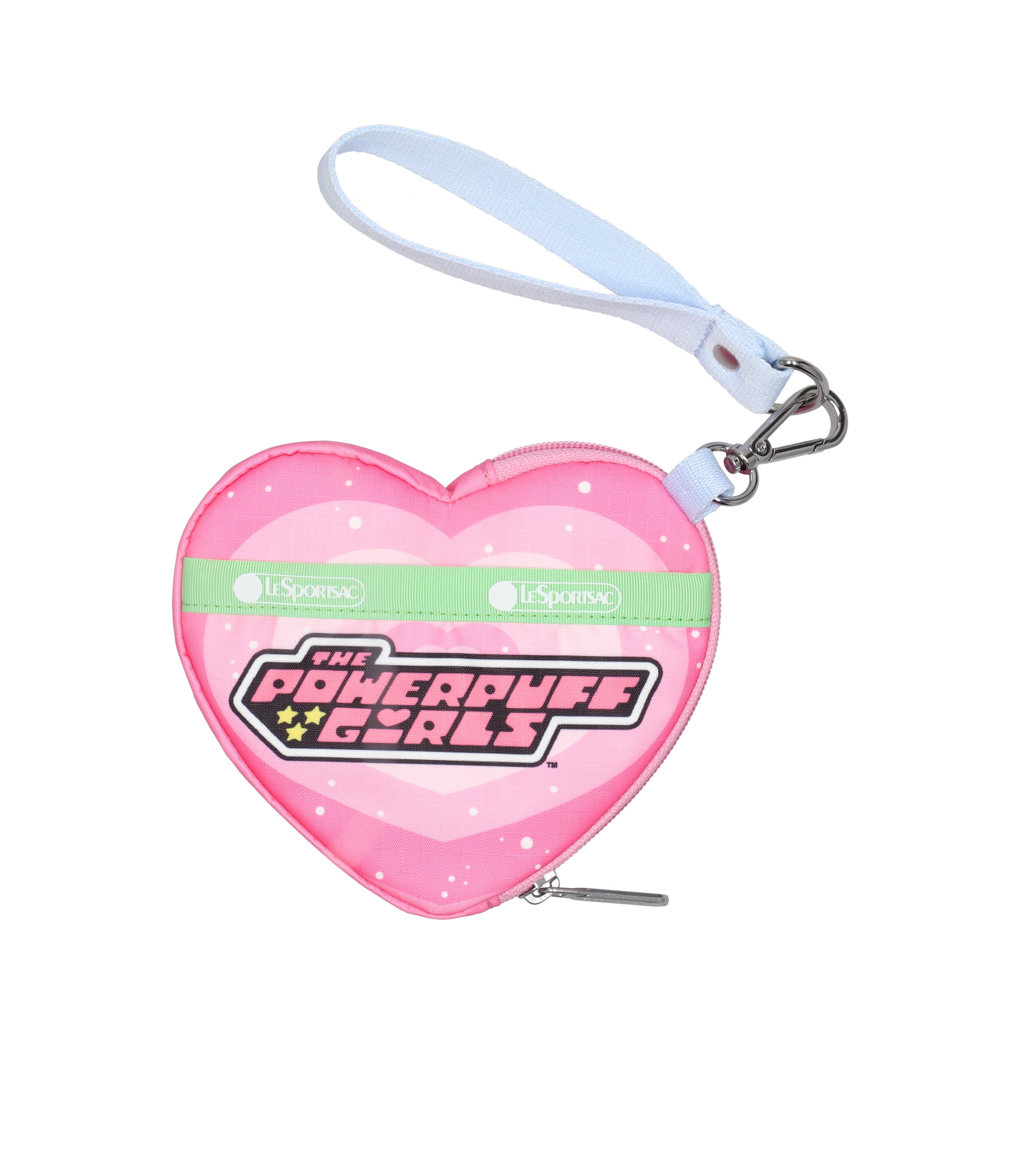 Heart Wristlet - The Powerpuff Girls™ Pink Heart – LeSportsac